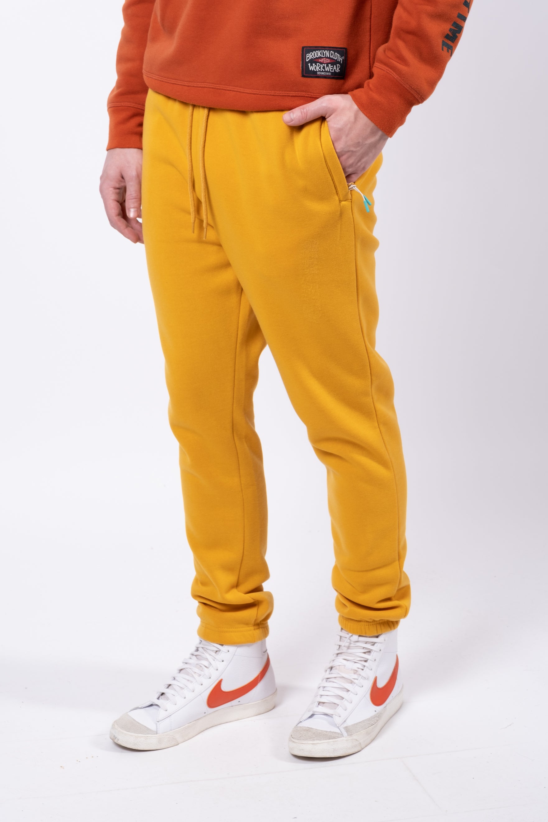 Brooklyn Cloth Joggers With Side Pockets Sweatpants Men's Sweats