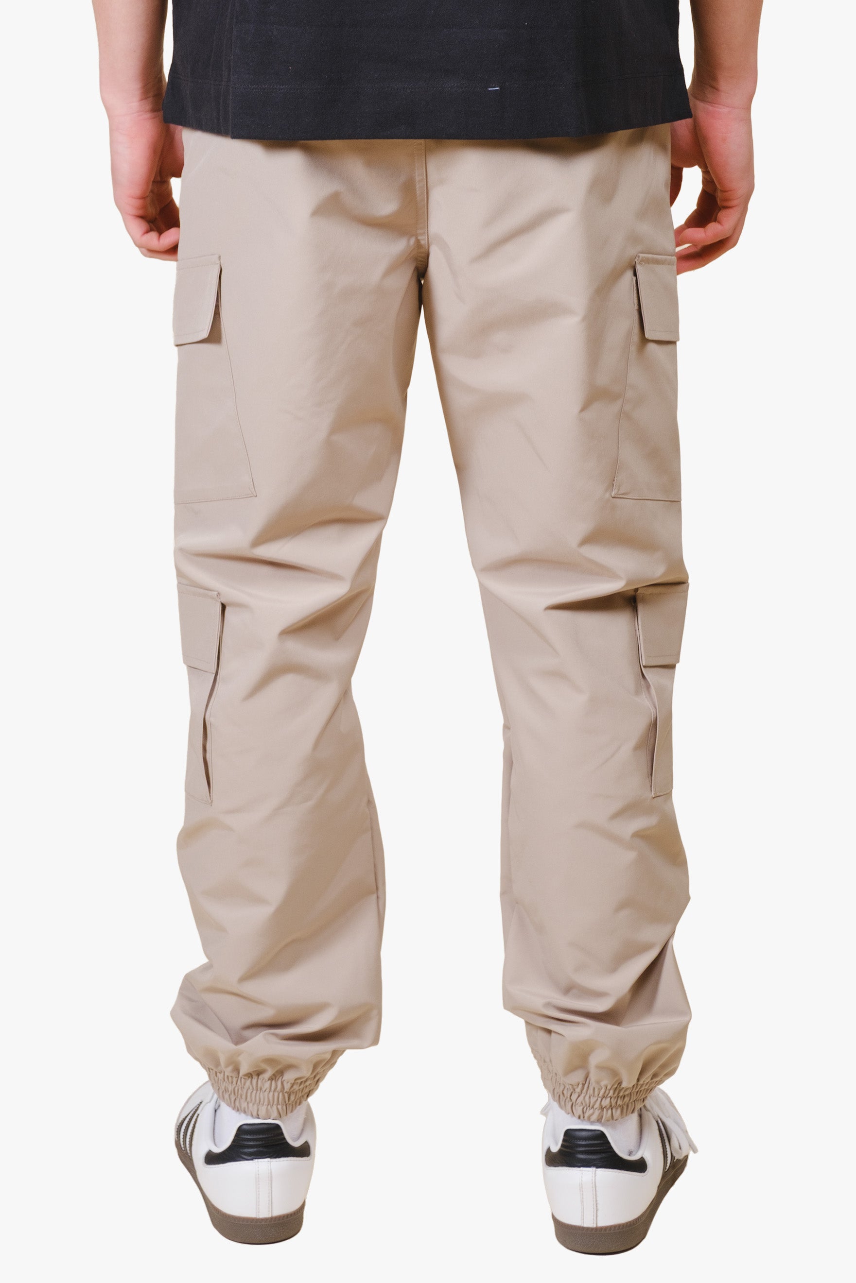 Diagonal Multi Caro Pocket Jogger #color_pumice stone
