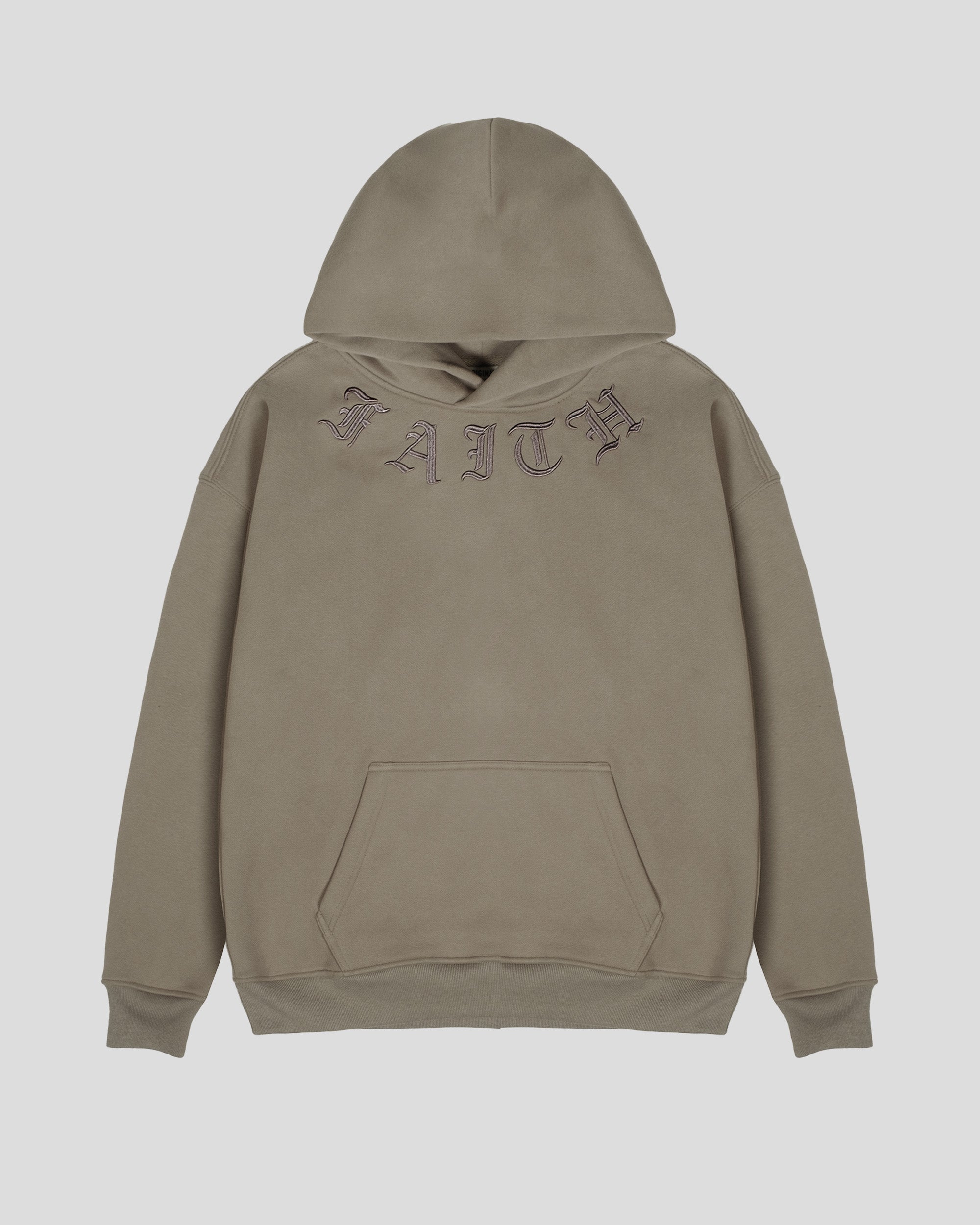 Heavy Weight Faith Fleece Hoodie | Men's Tops | Brooklyn Cloth