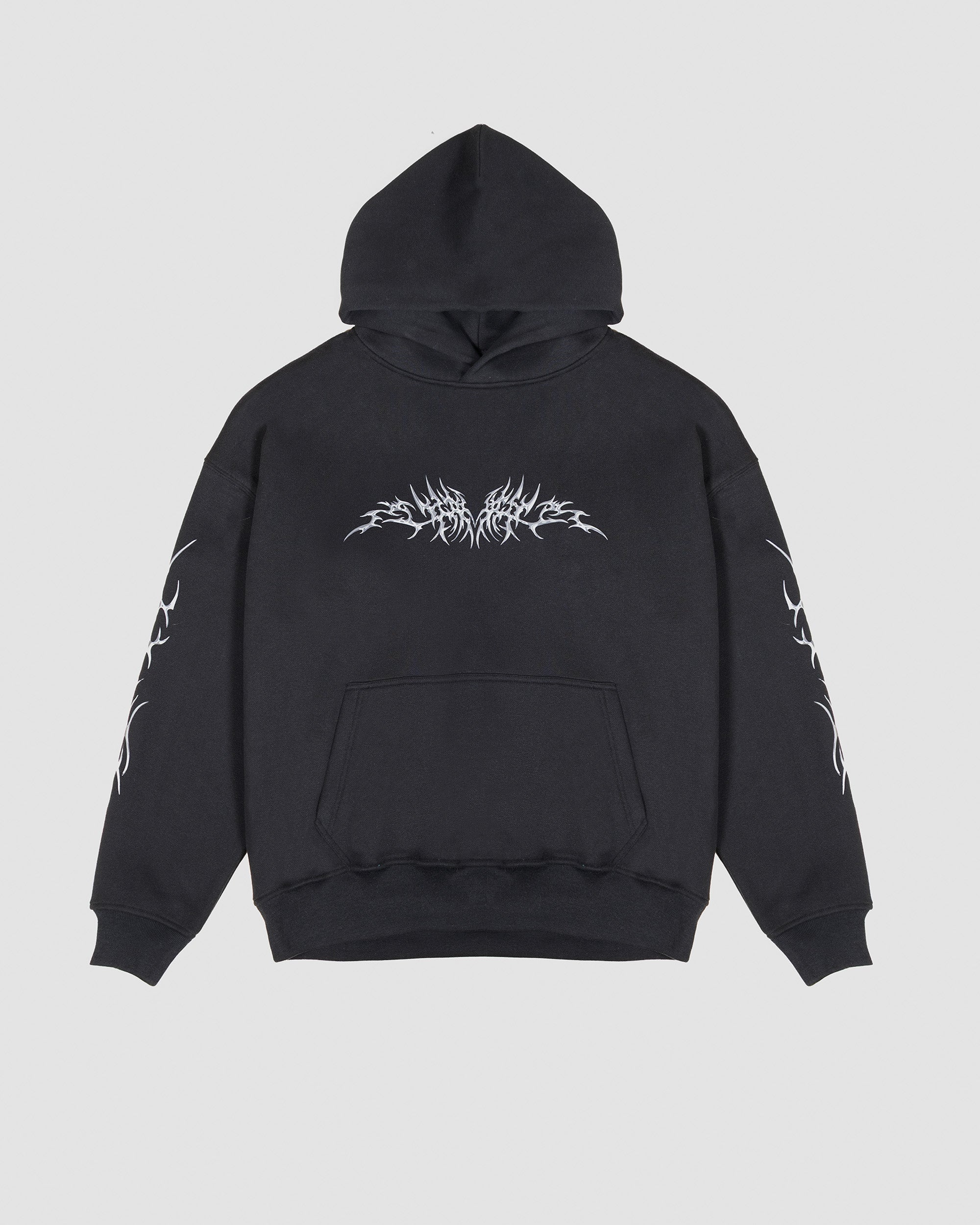 Chrome Heavy Weight Tribal Pullover Hoodie | Brooklyn Cloth
