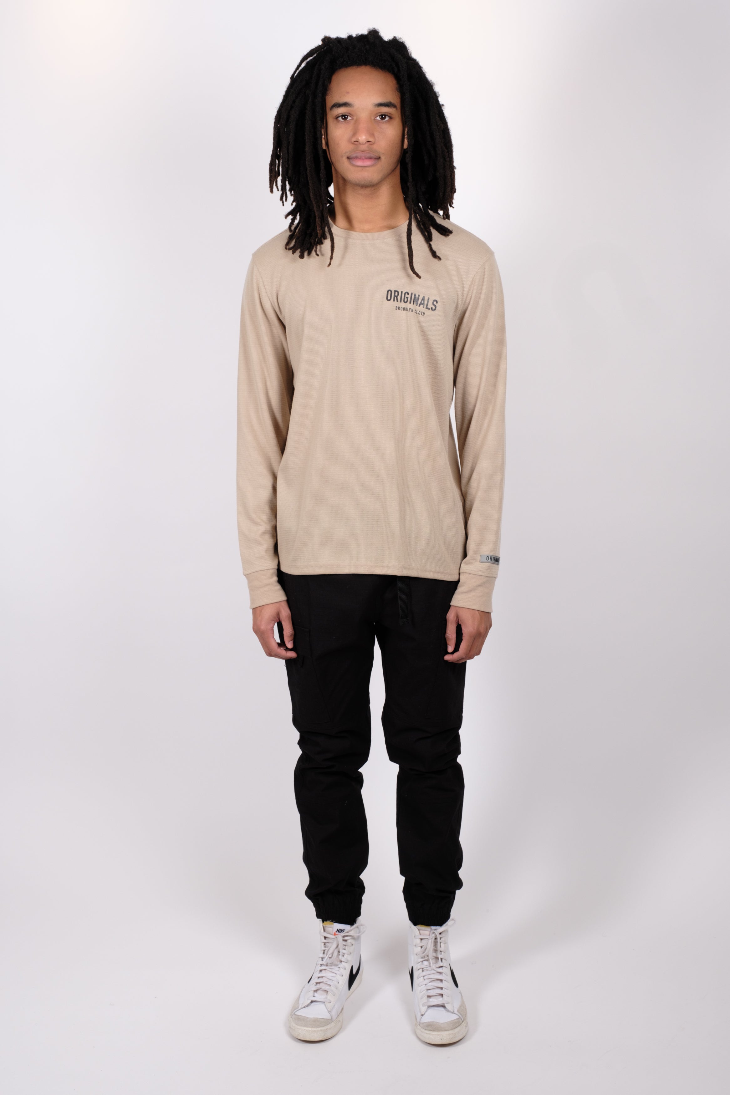 Originals Long Sleeved Thermal for men #color_pumice stone