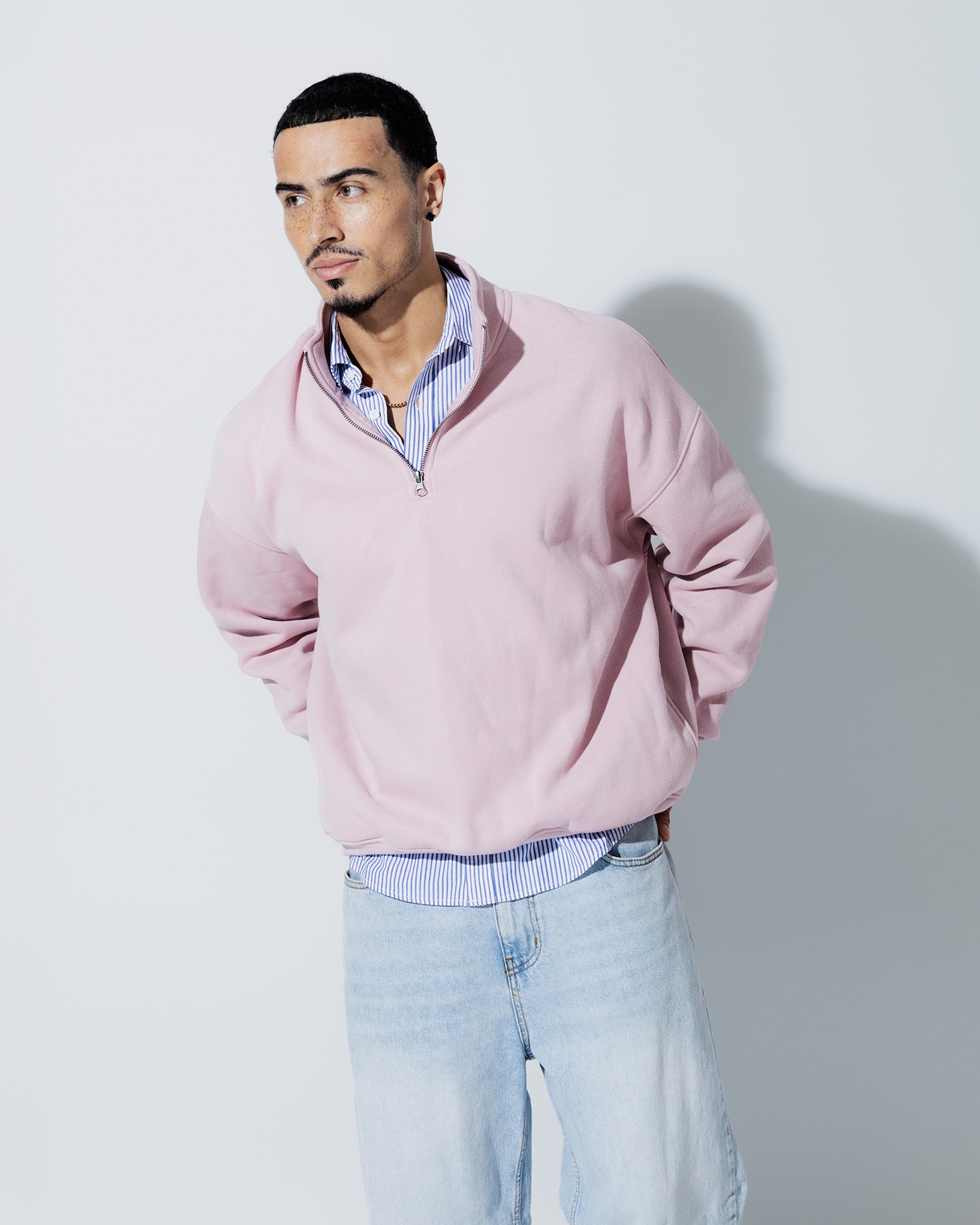 Heavy Weight Quarter Zip Pullover | Men's Tops | Brooklyn Cloth