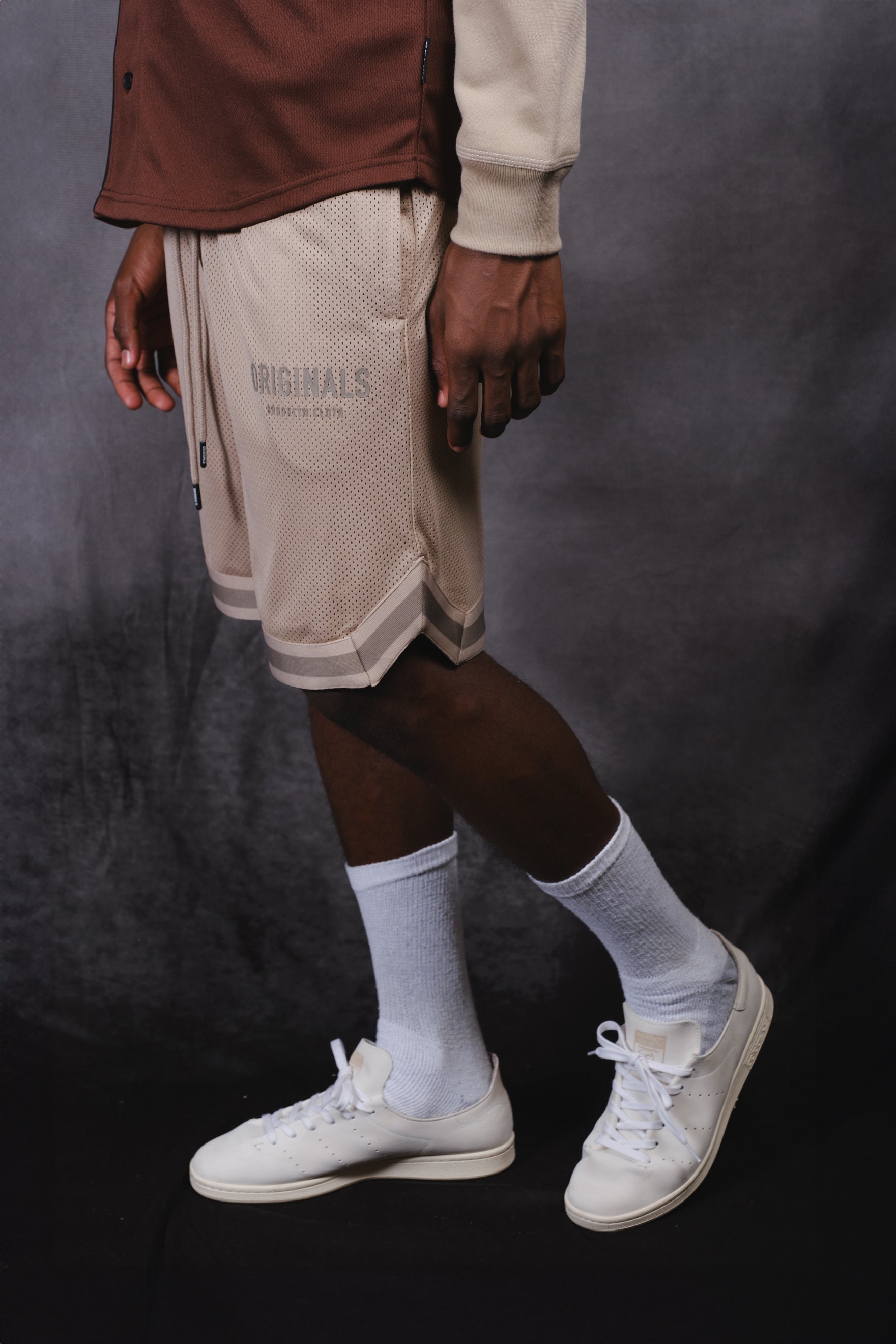 Breathable Originals Retro Mesh Shorts for men
#color_pumice-stone