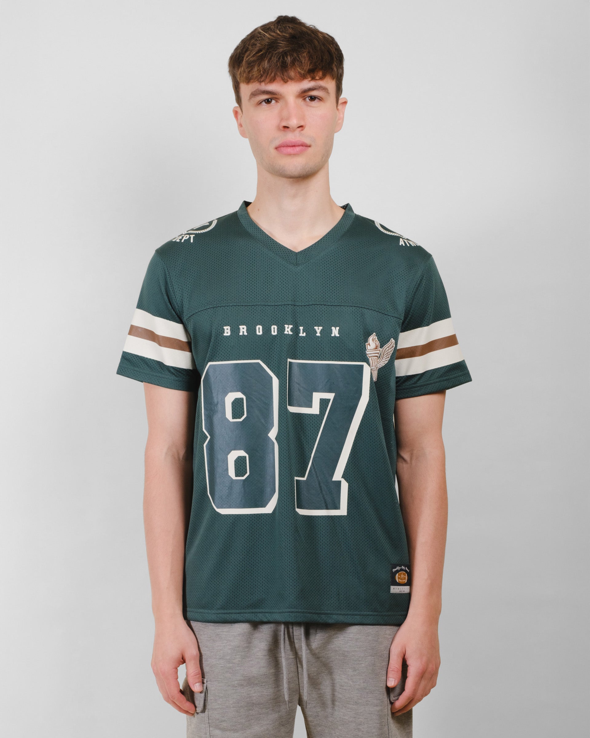 87 Athletic Dept Mesh Football Jersey | Brooklyn Cloth