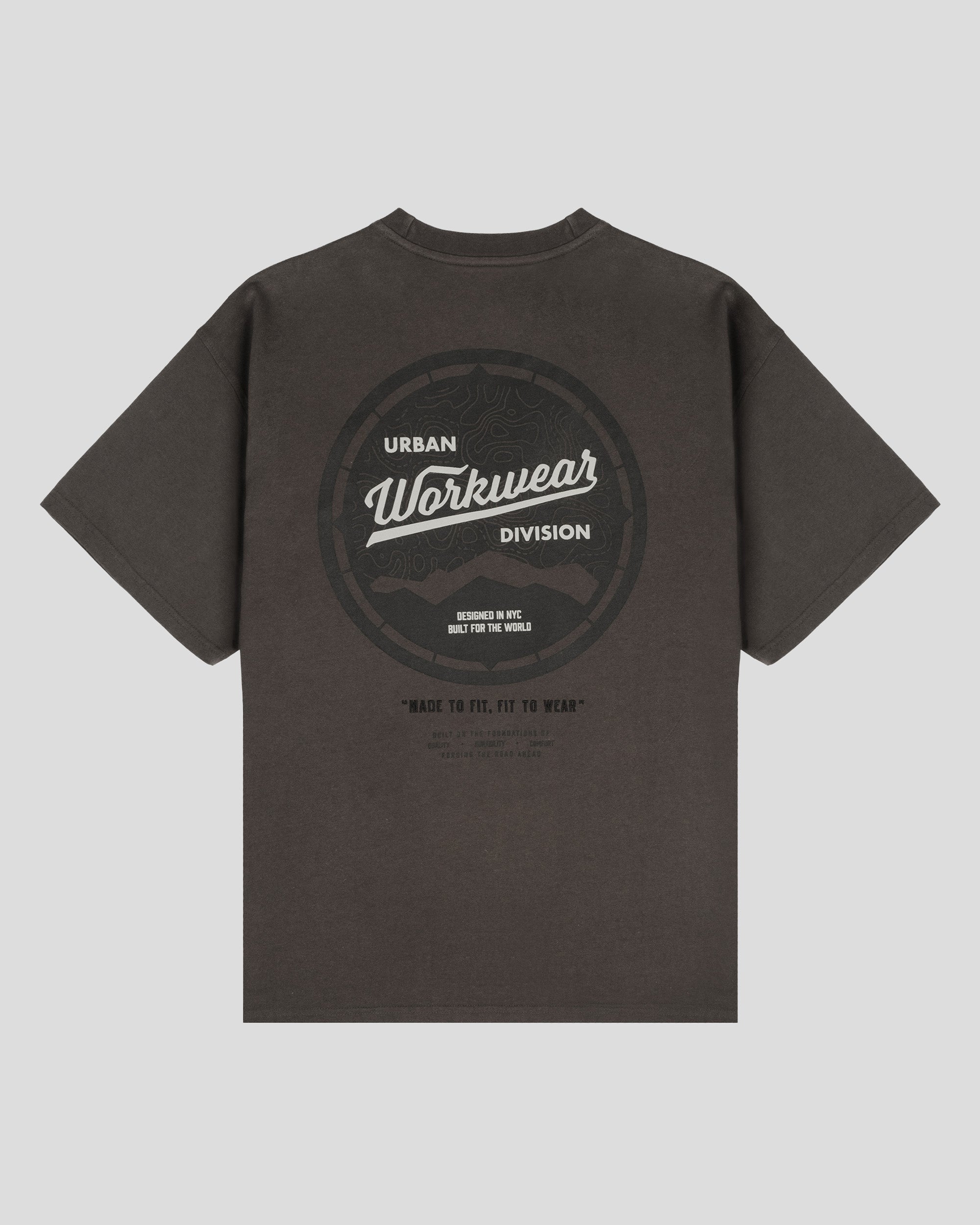 Premium Heavy Weight Workwear Compass Tee | Brooklyn Cloth