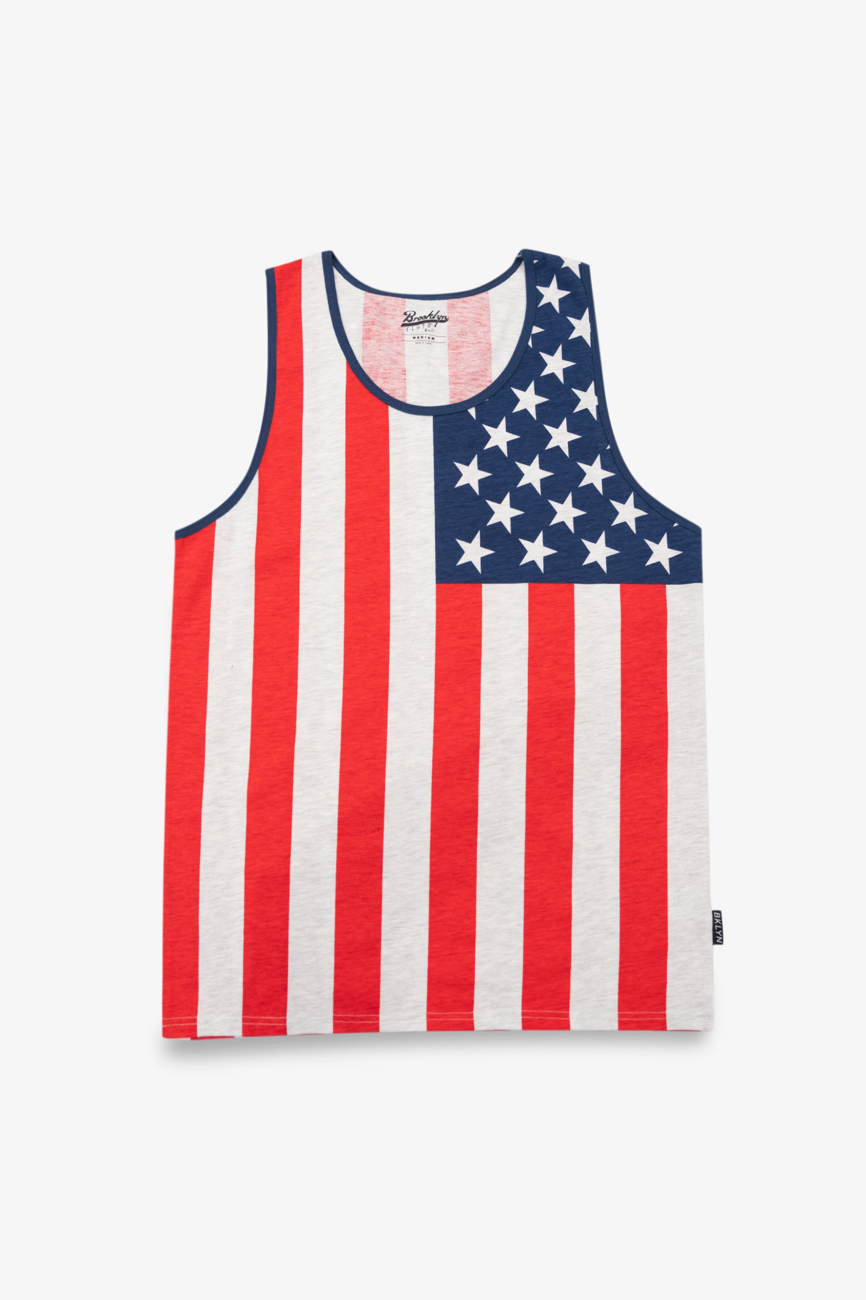 Flag Print Jersey Tank