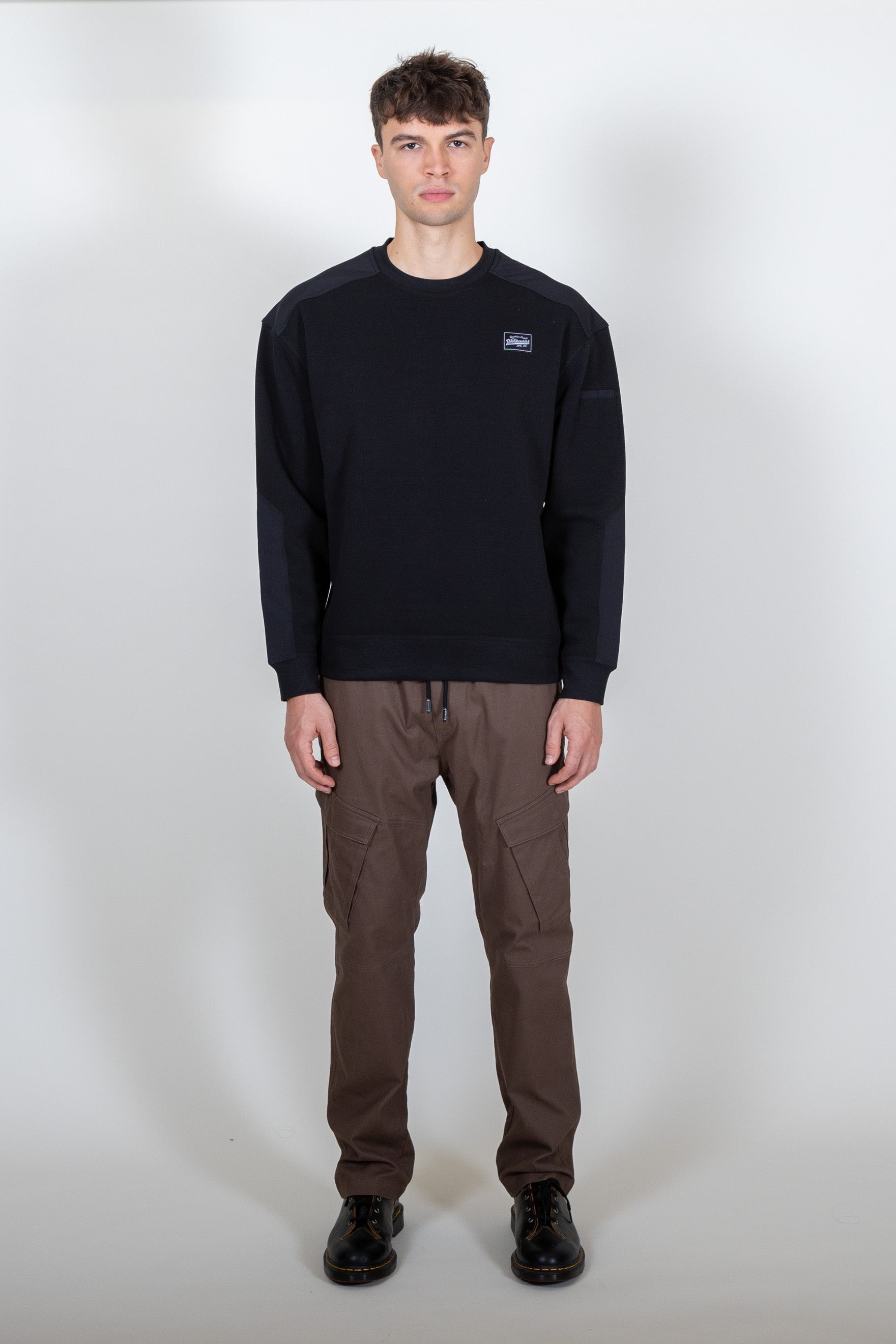 Workwear Blocked Fleece Crew
#color_black