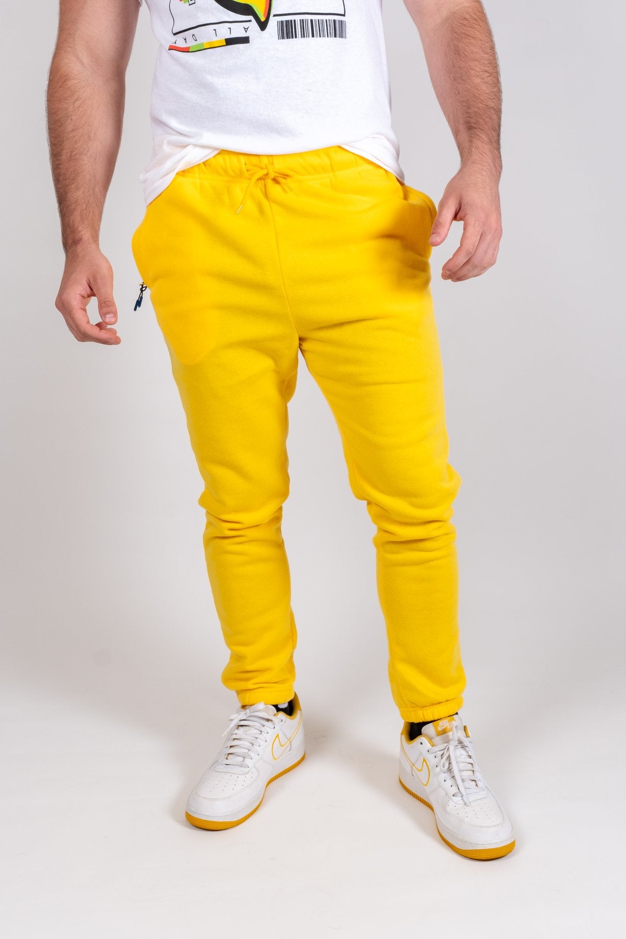 Soft poly fleece men’s 2.0 athletic sweatpants
#color_yellow