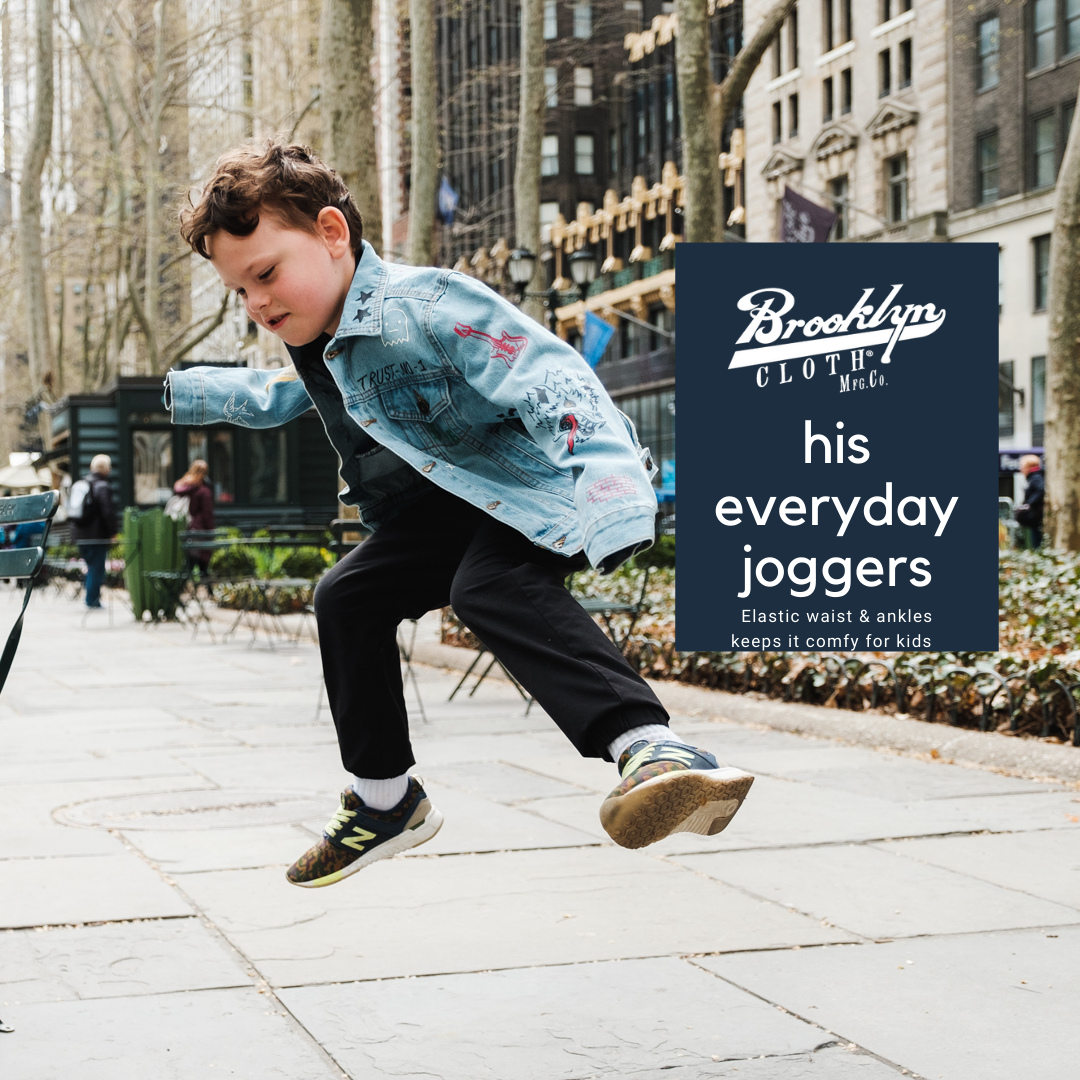 Boy's Jogger Pants from Brooklyn Cloth