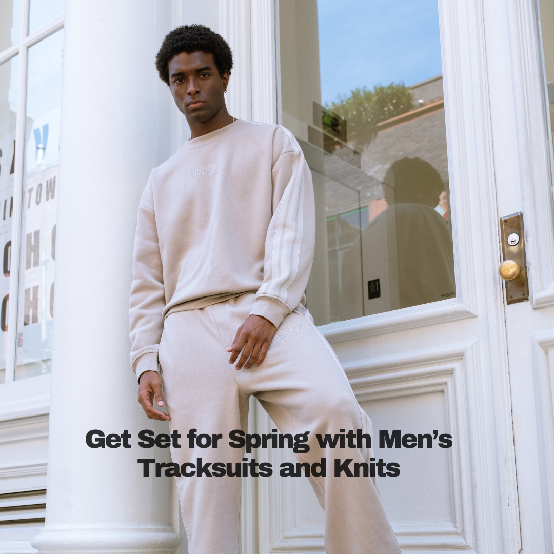 Get Set for Spring with Men’s Tracksuits and Knits