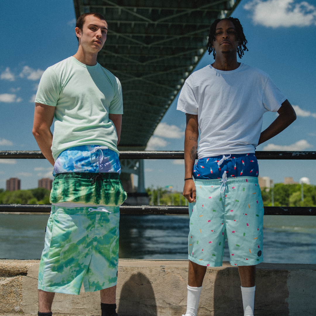 Men's Swim Shorts by Brooklyn Cloth