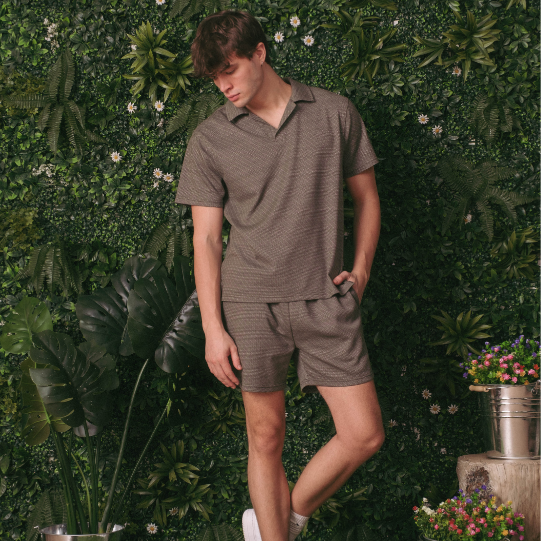 brooklyn's favorite woven shirt & short sets