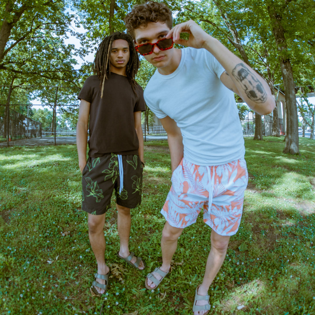 swim trunks as shorts