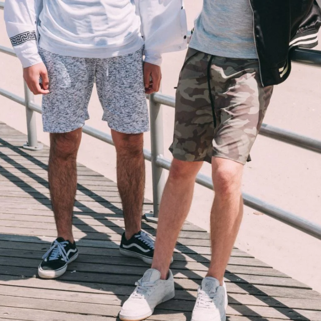 How to Wear Jogger Shorts (With or Without Socks?) by Brooklyn Cloth