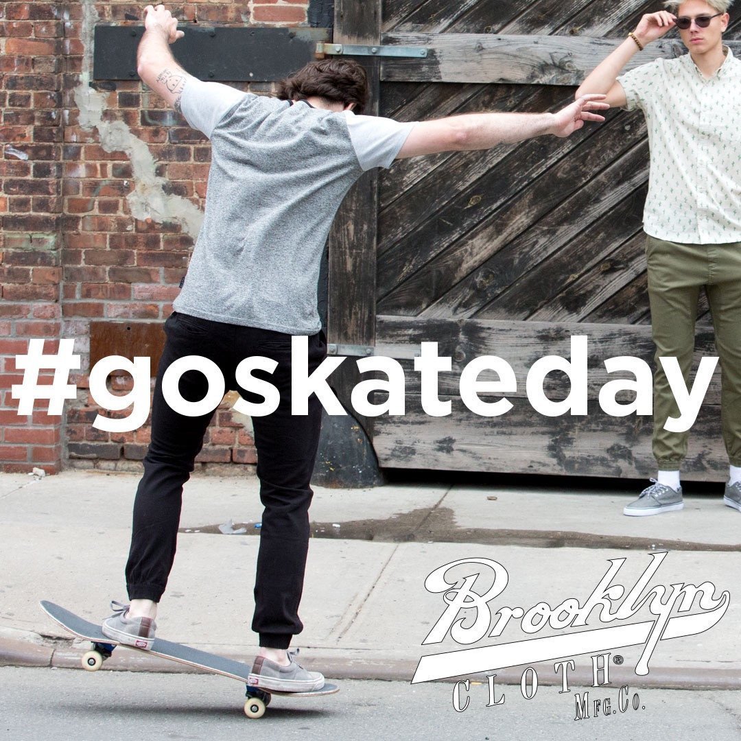 Brooklyn Cloth Does Go National Skateboarding Day