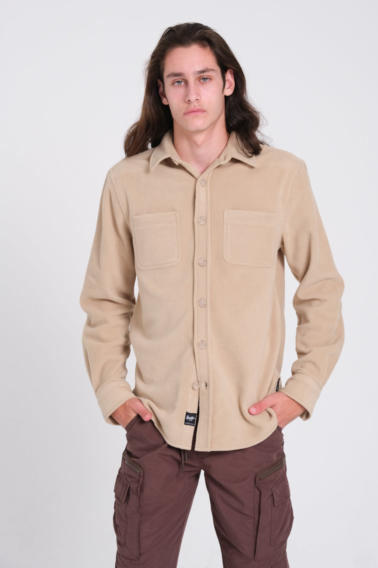 Heavy knit shacket
#color_khaki