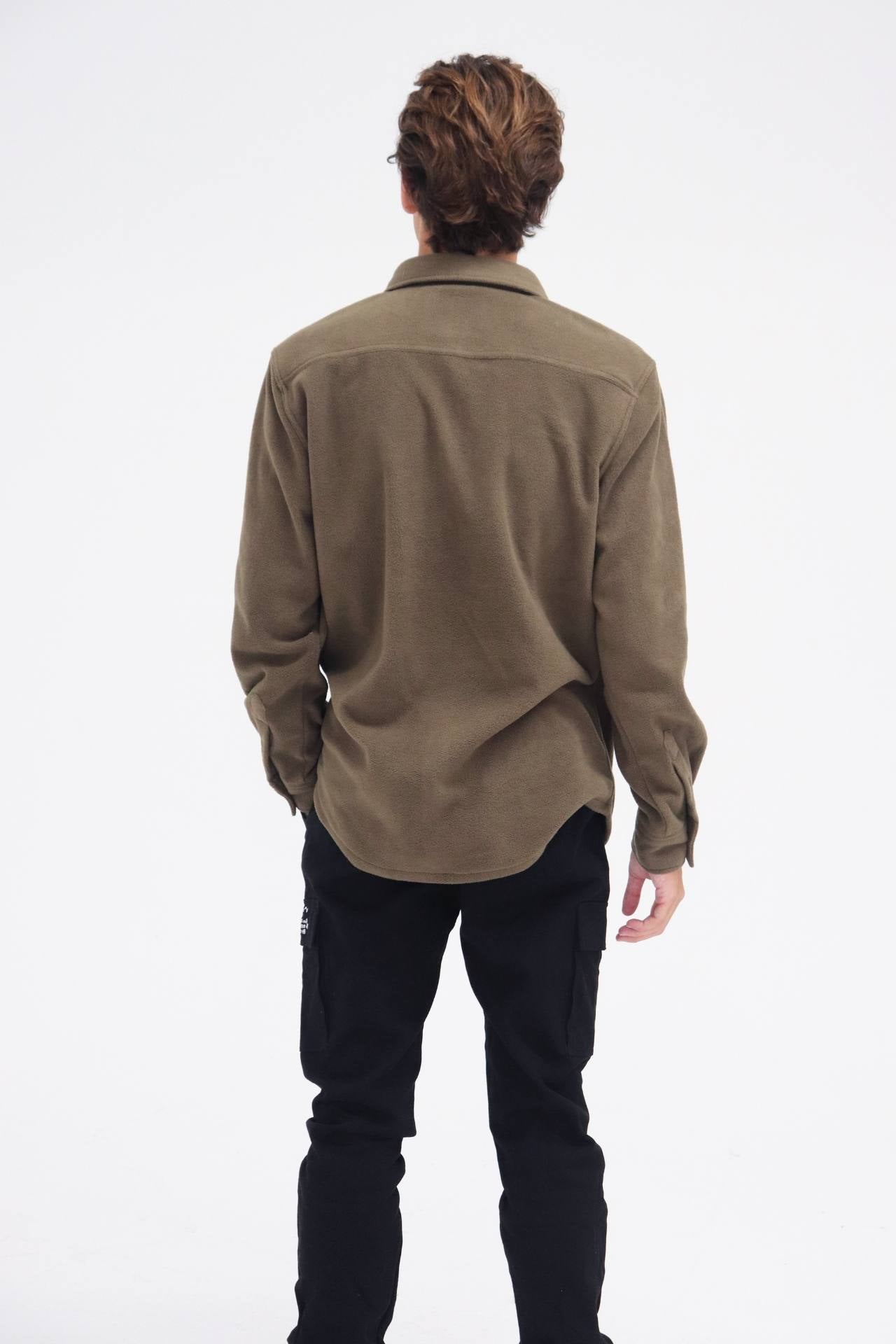 Heavy Knit Shacket
#color_olive