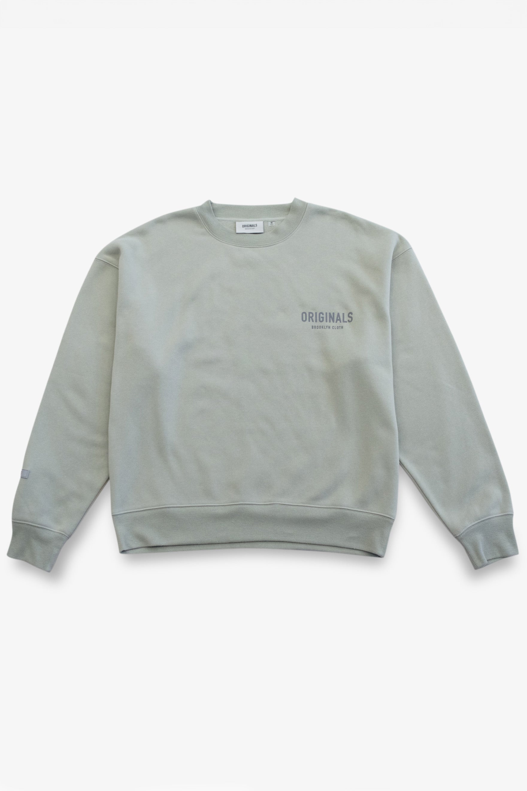Stylish oversized fit Originals Crewneck Sweatshirt
#color_sage