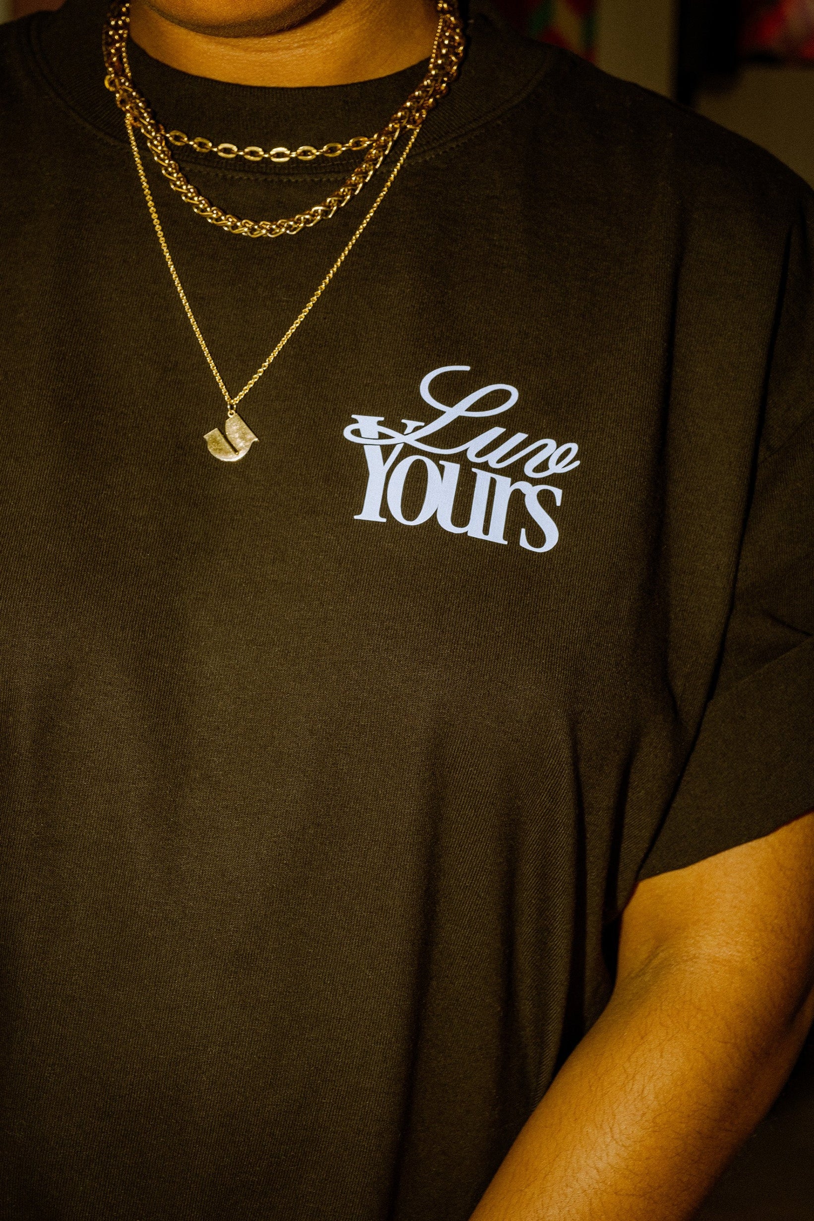 New York Penn x Brooklyn Cloth: Luv Yours Black T-Shirt