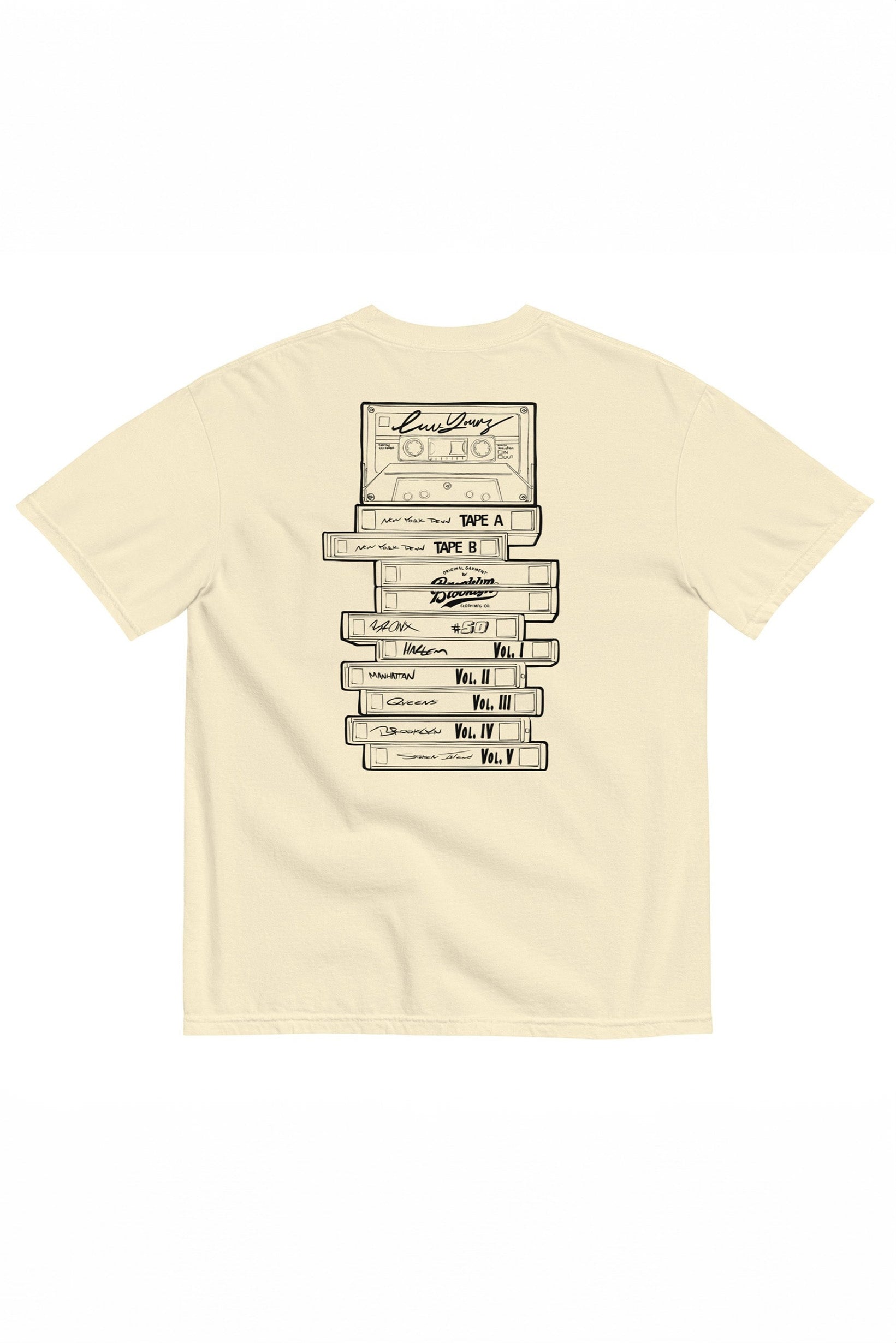 New York Penn x Brooklyn Cloth: Luv Yours Ivory T-Shirt