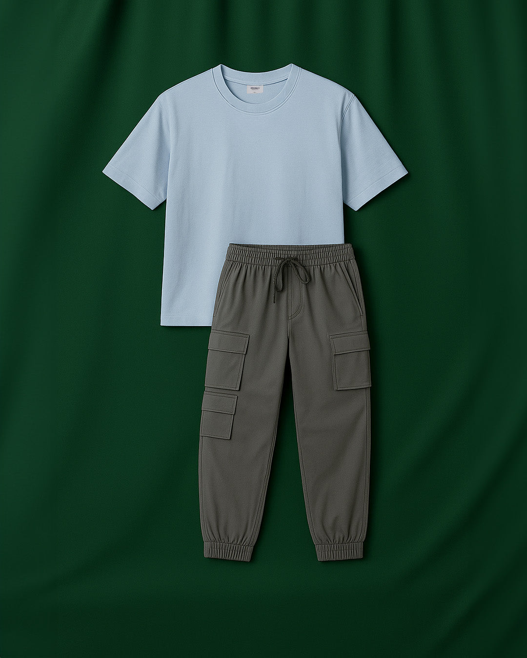 brooklyn cloth joggers and tee