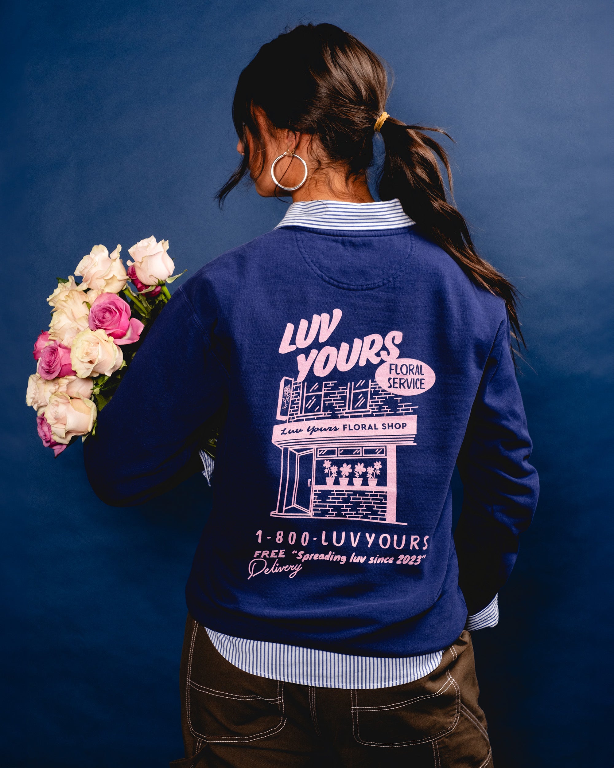 Luv Yours: Floral Shop Edition Sweatshirt