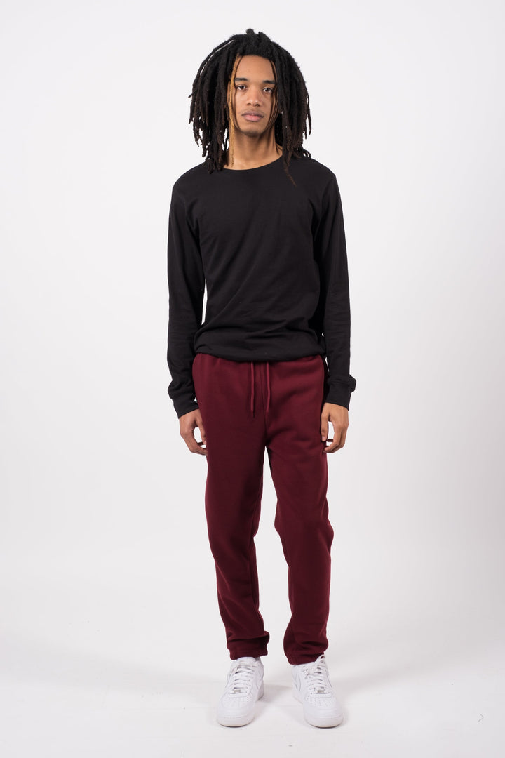 2.0 sweatpants for men in soft poly fleece
#color_dark-cherry