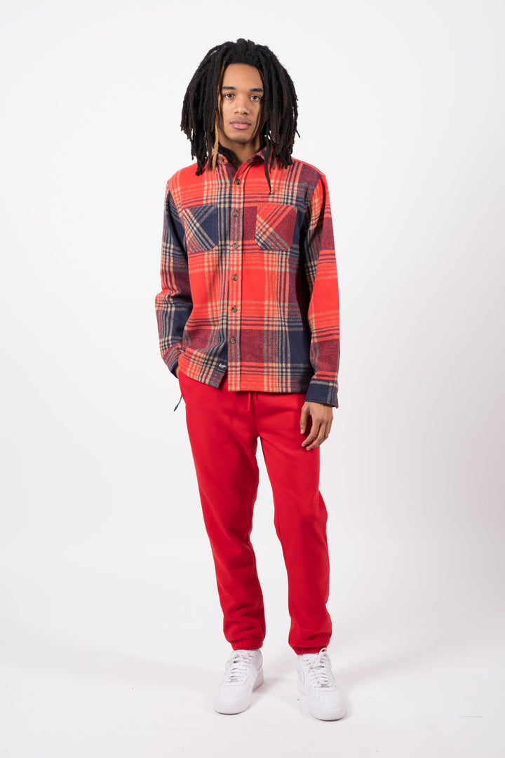 Warm men’s 2.0 fleece poly blend sweatpants
#color_red