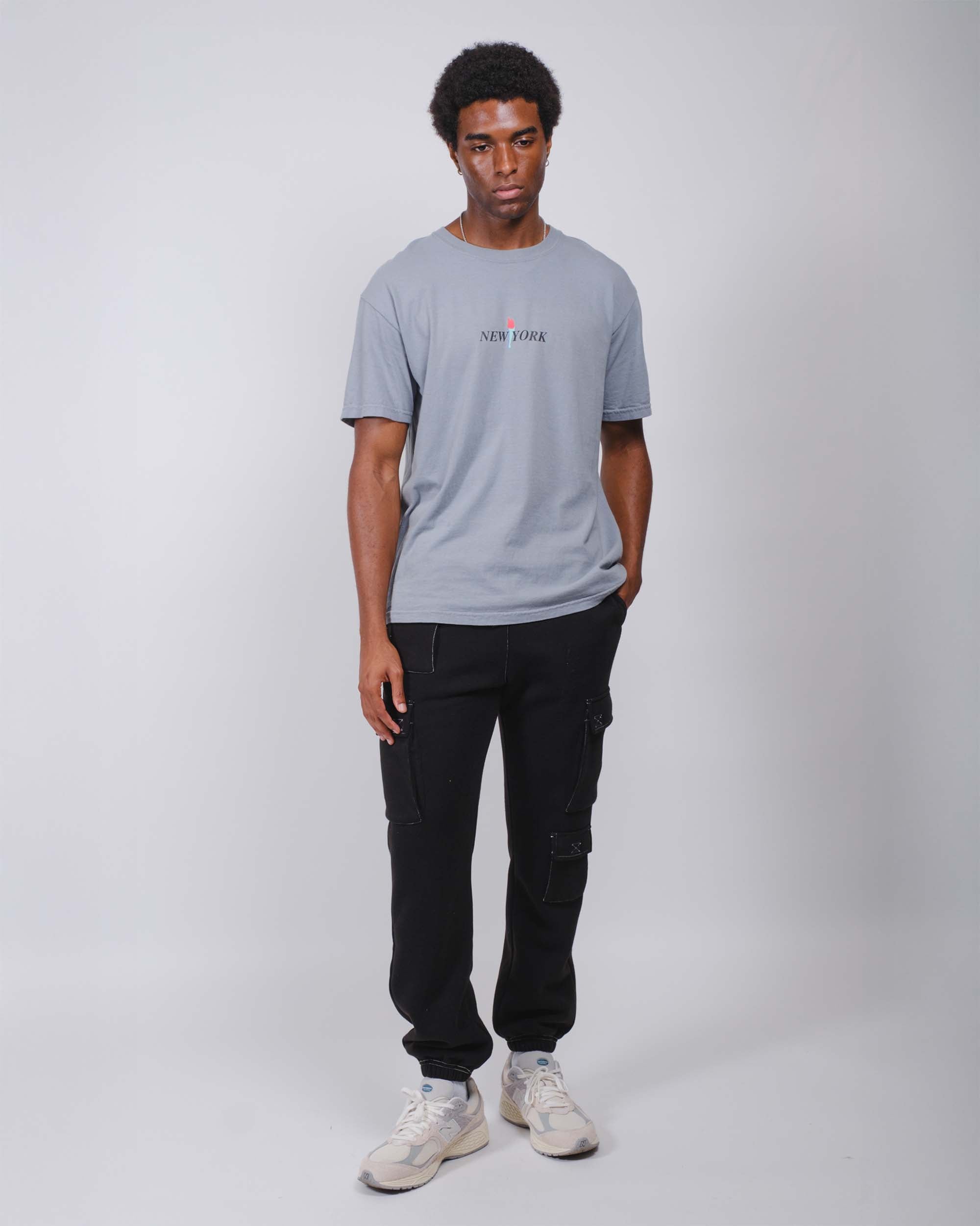 Contrast Stich Cargo Sweatpant | Men's Bottoms | Brooklyn Cloth