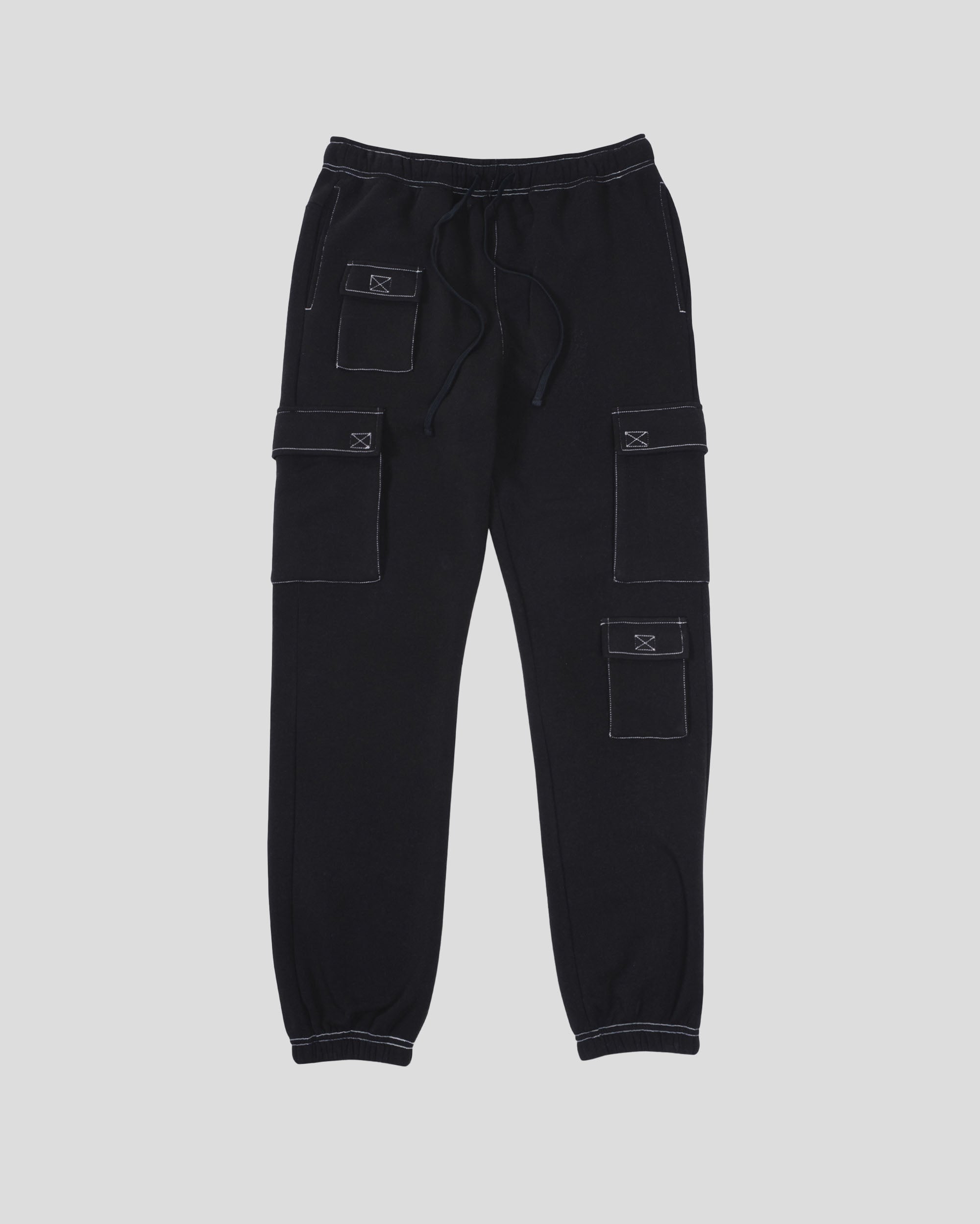 Contrast Stich Cargo Sweatpant | Men's Bottoms | Brooklyn Cloth