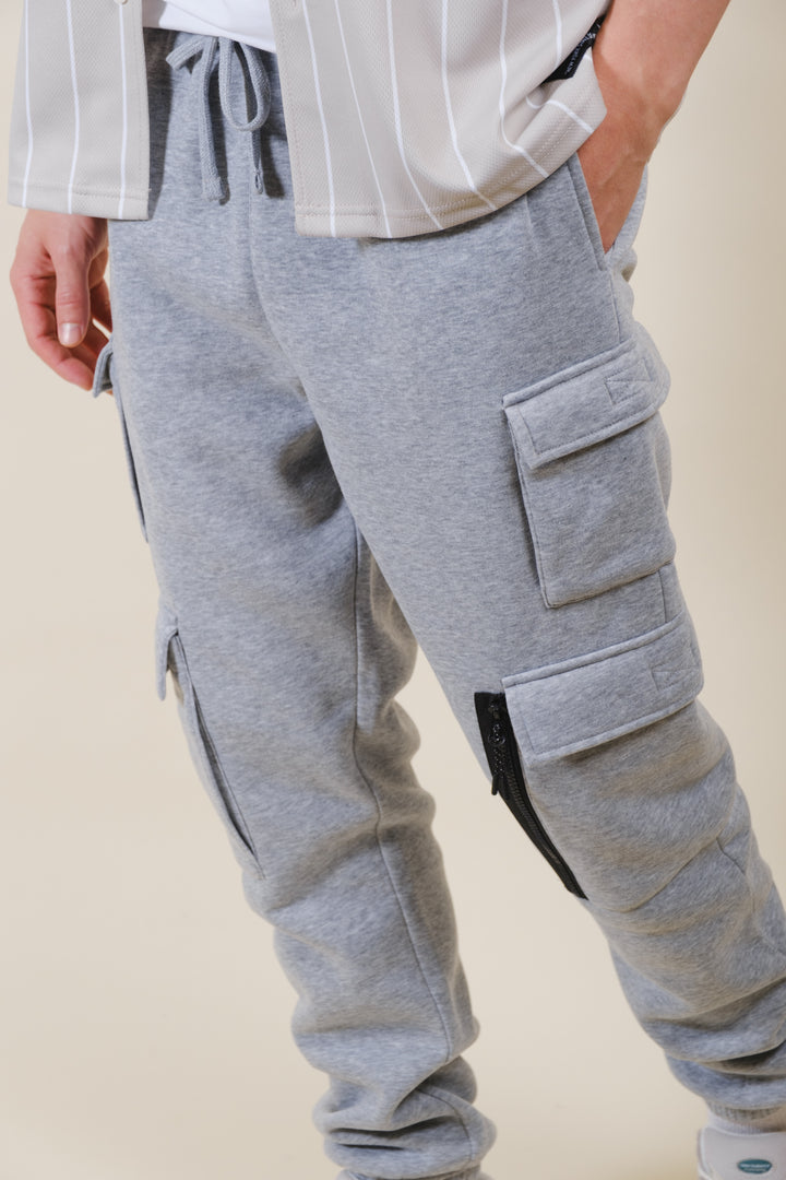 Work - Ready Cargo fleece Men's Sweatpant 
#color_heather-grey