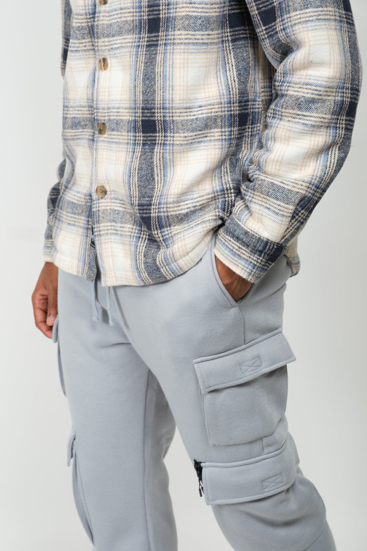 Men's Fleece Utility Cargo Sweatpant
#color_quarry