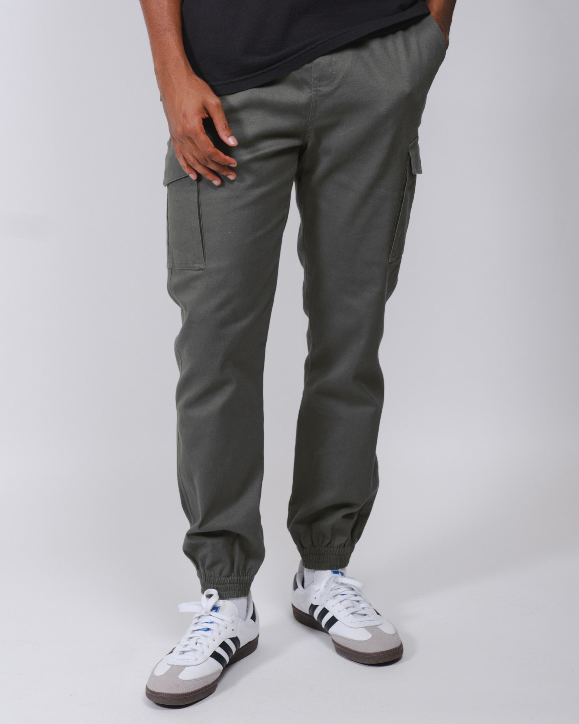 Cargo Pocket Twill Jogger | Brooklyn Cloth