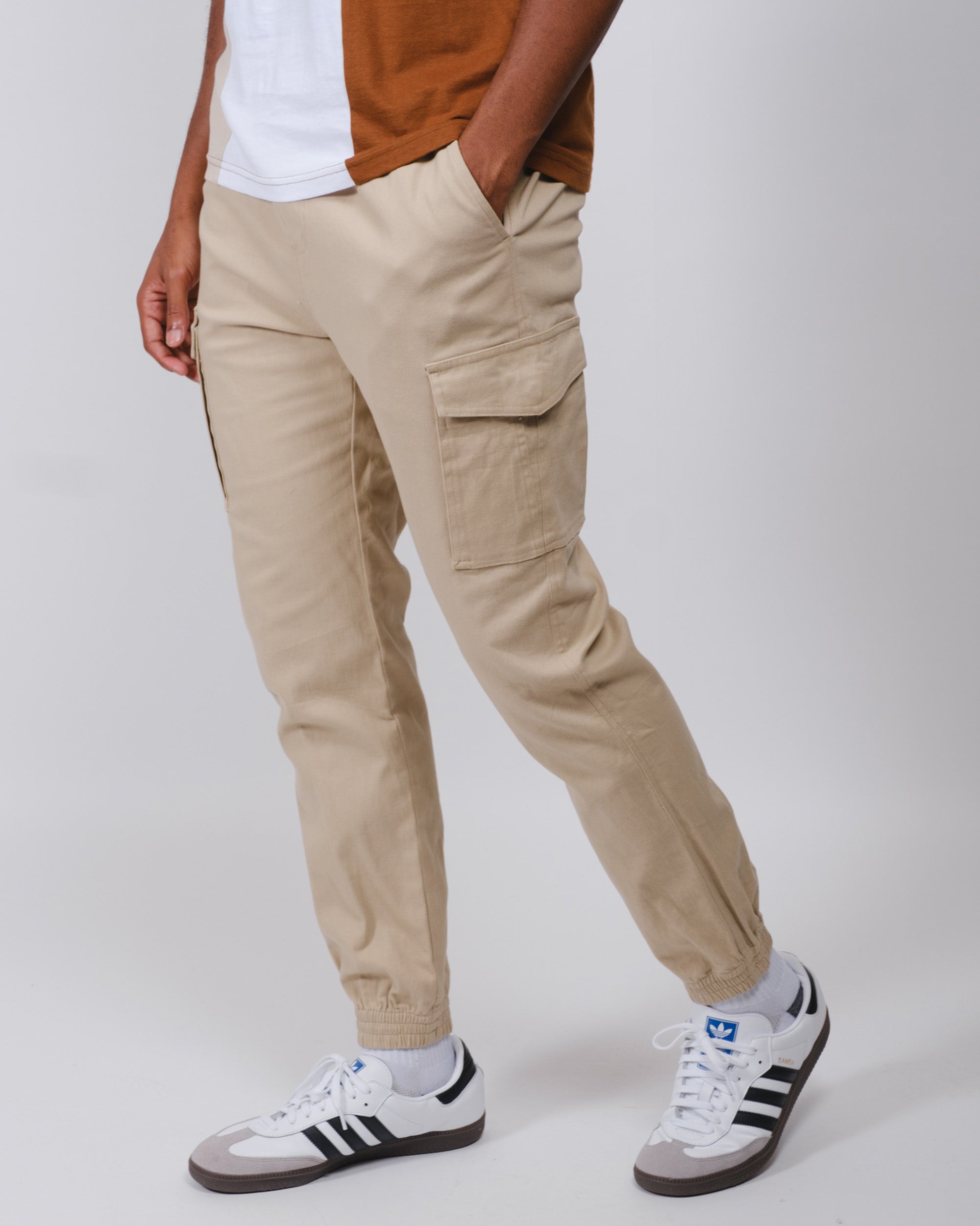 Cargo Pocket Twill Jogger | Brooklyn Cloth