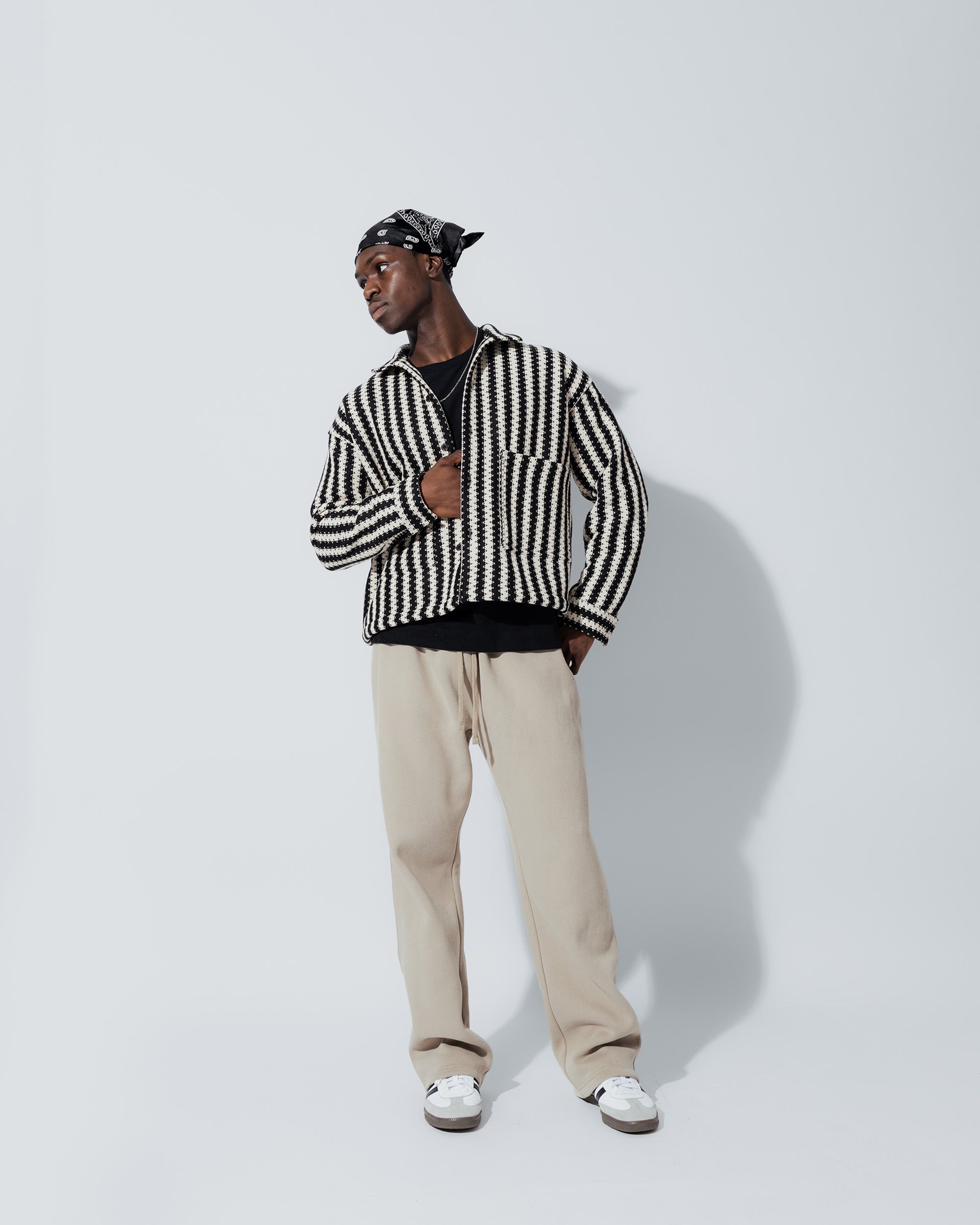 Originals Heavy Weight Open-Hem Sweatpant in Pumice stone