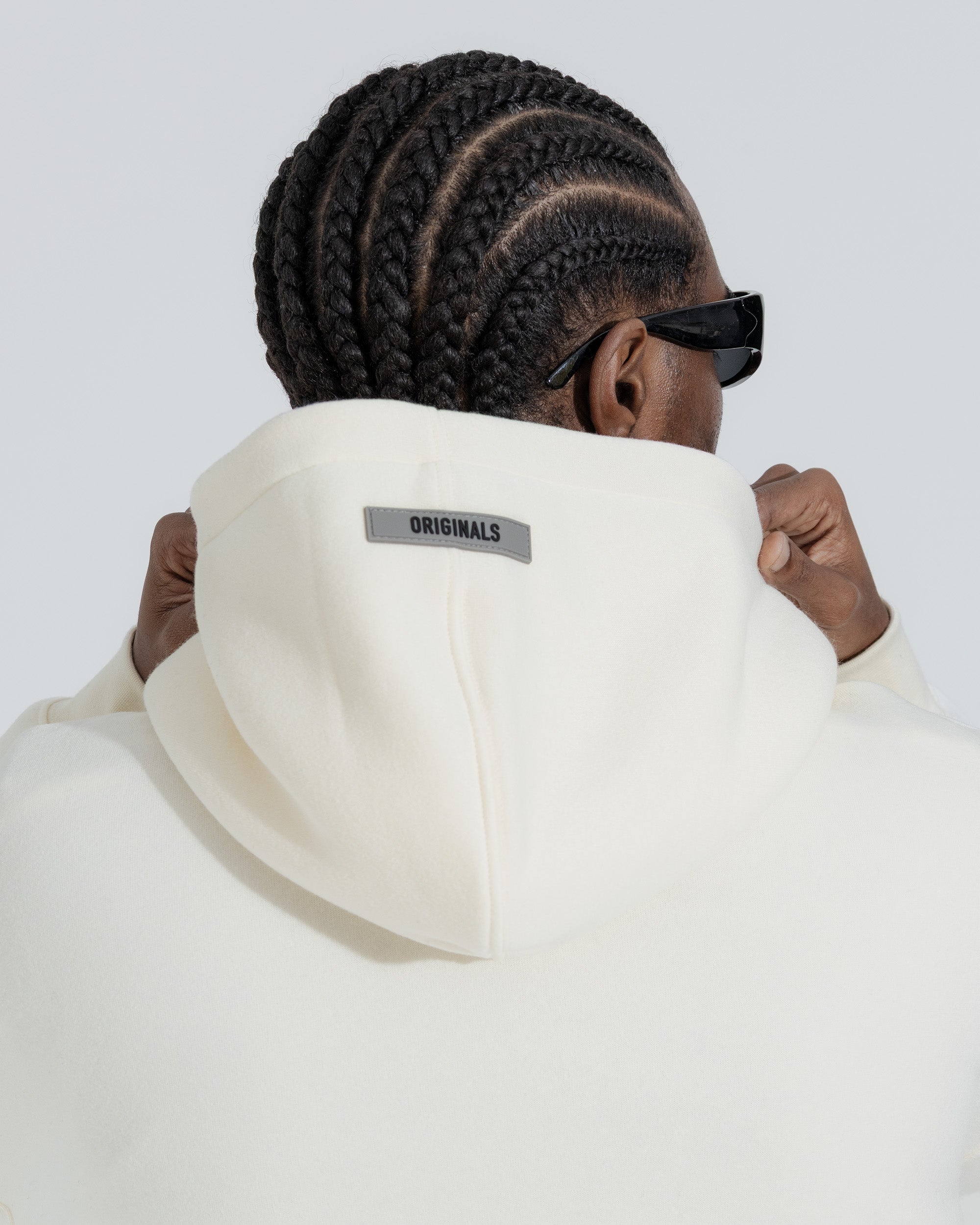 Originals Fleece Hoodie in Cream