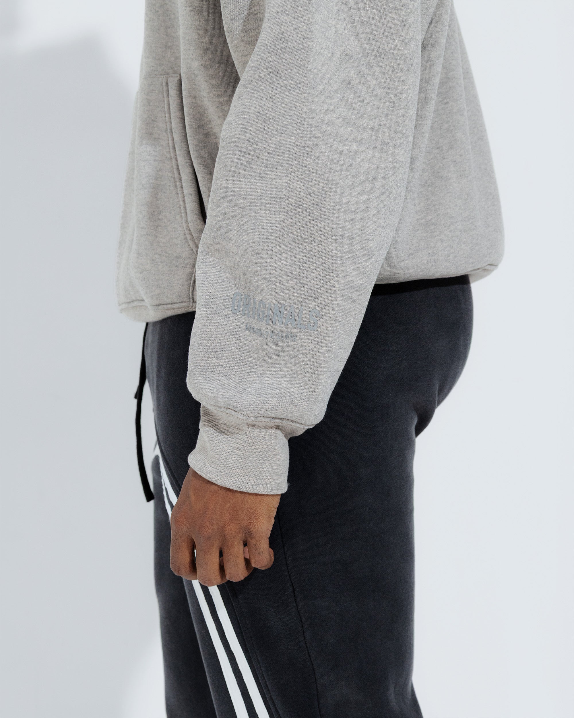 Originals Fleece Hoodie in Dark oatmeal heather