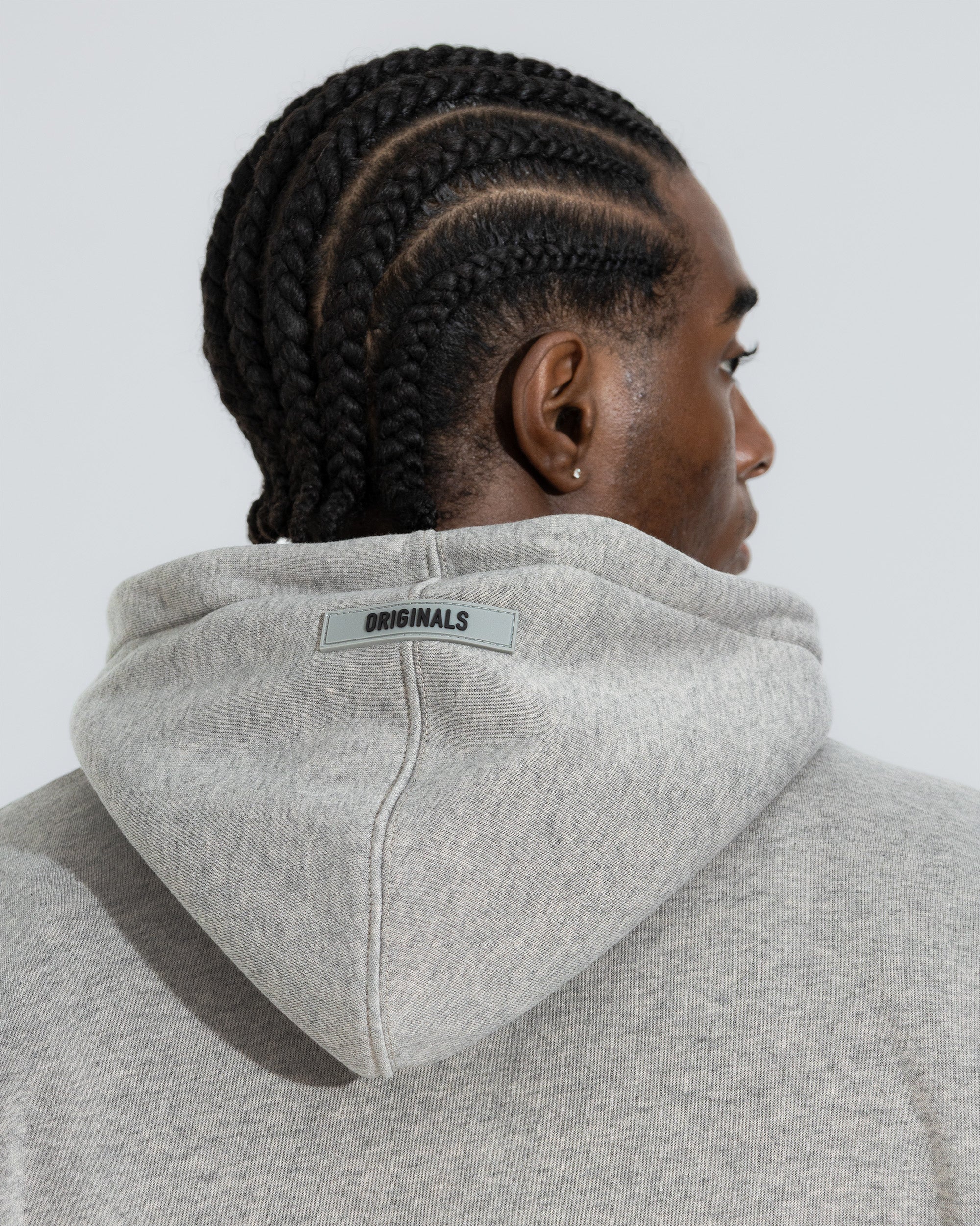 Originals Fleece Hoodie in Dark oatmeal heather