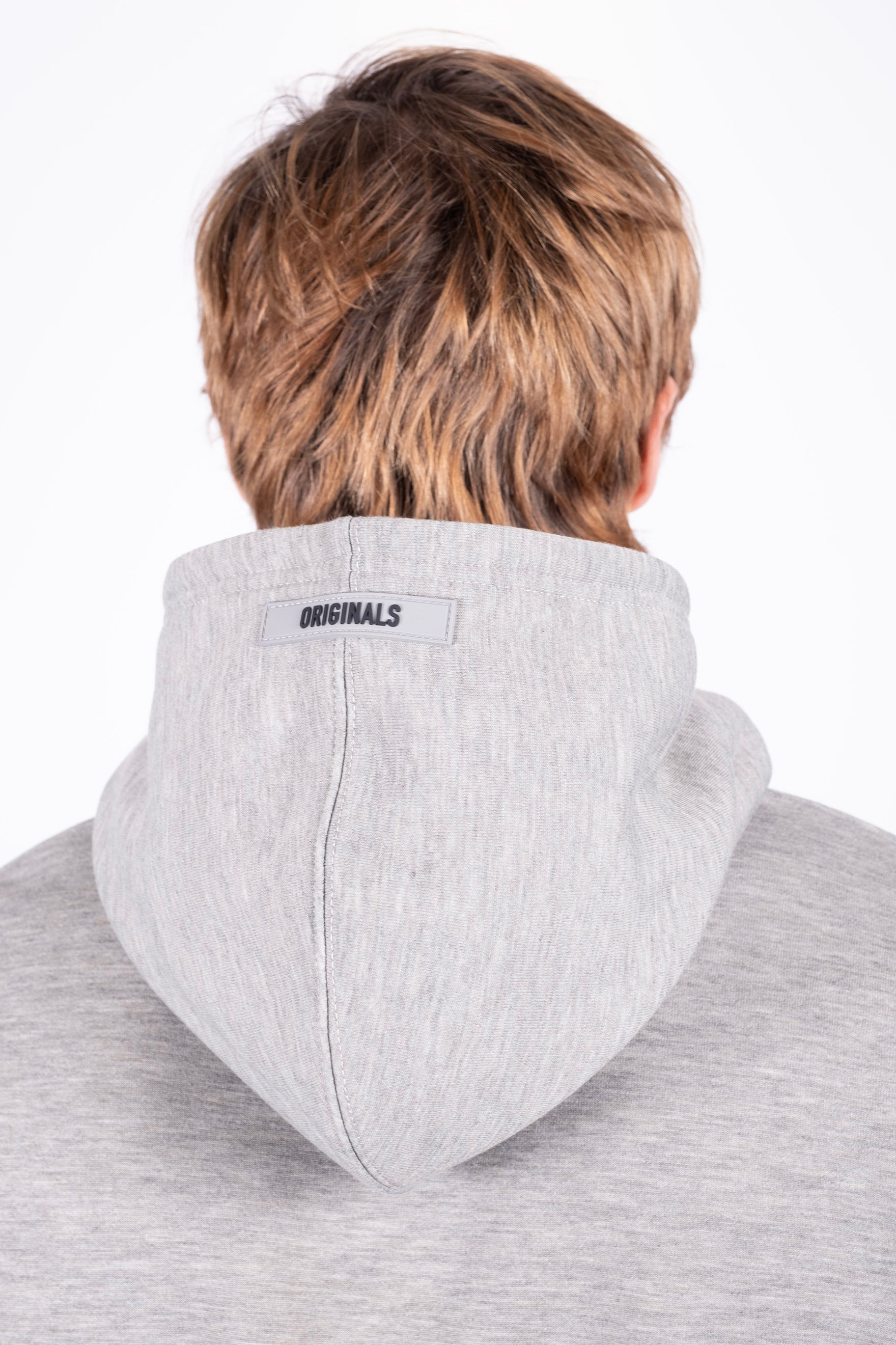 Men's Oversized Fleece Hoodie #color_dark oatmeal heather