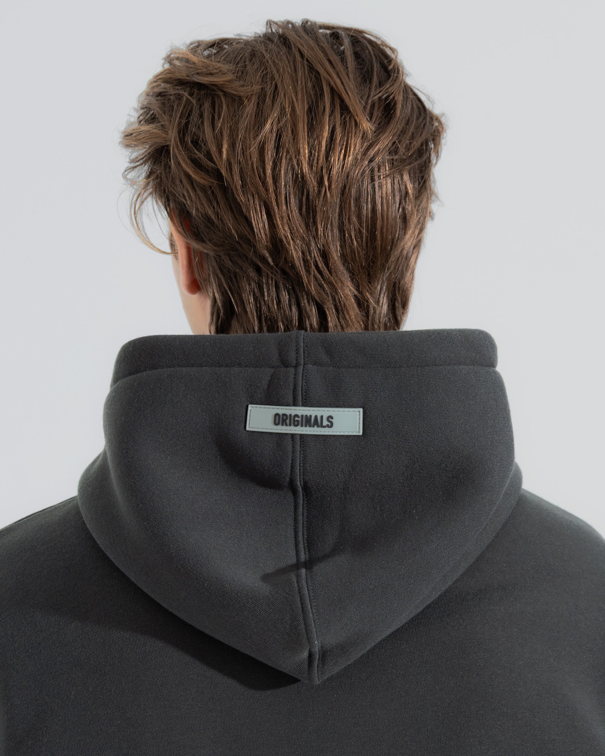 Originals Fleece Hoodie in Dusty black