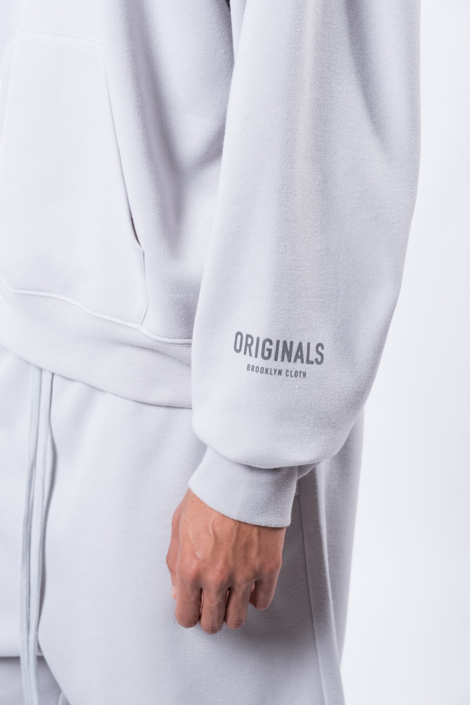 Men's Fleece Hoodie #color_pearl blue