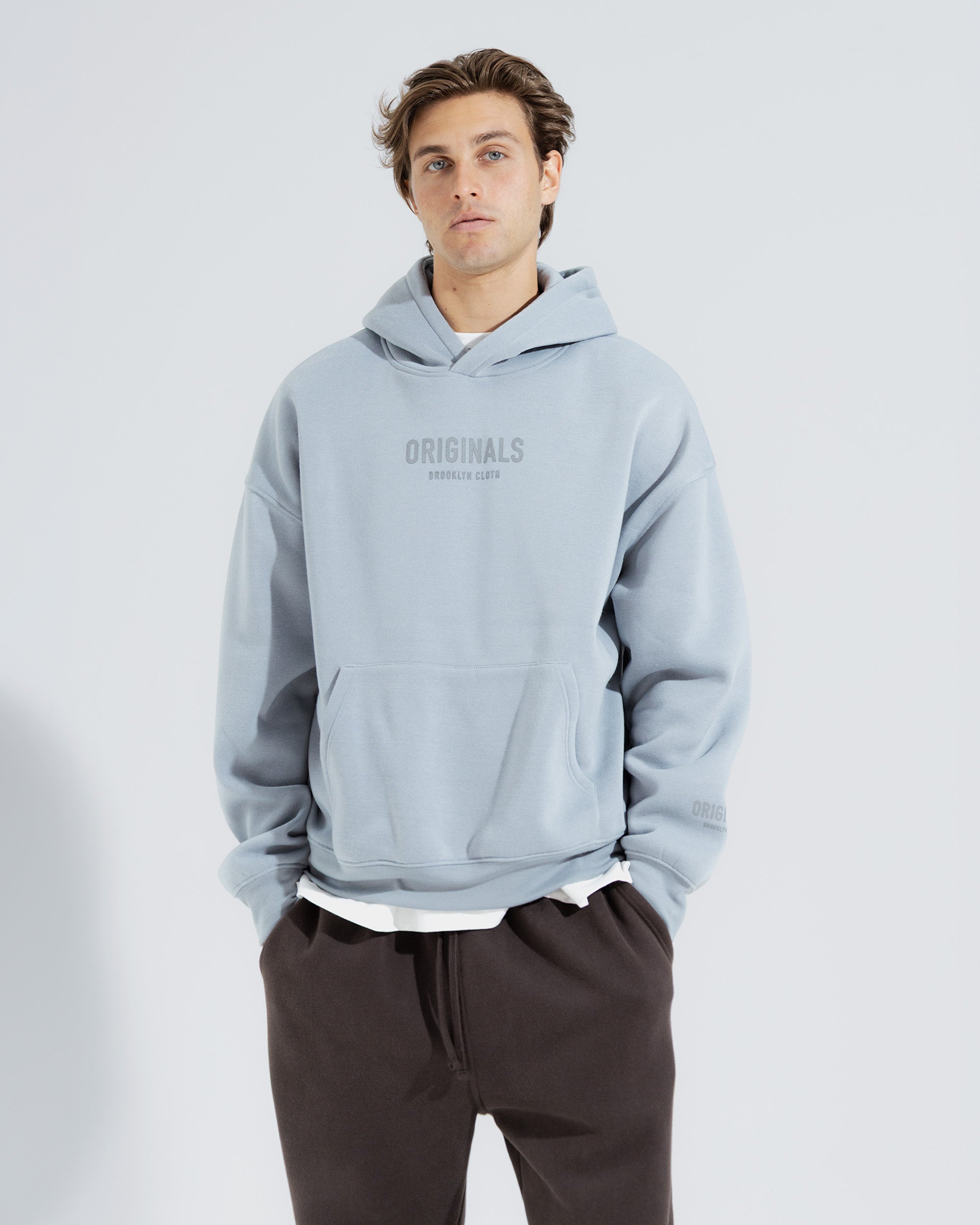 Originals Fleece Hoodie in Quarry