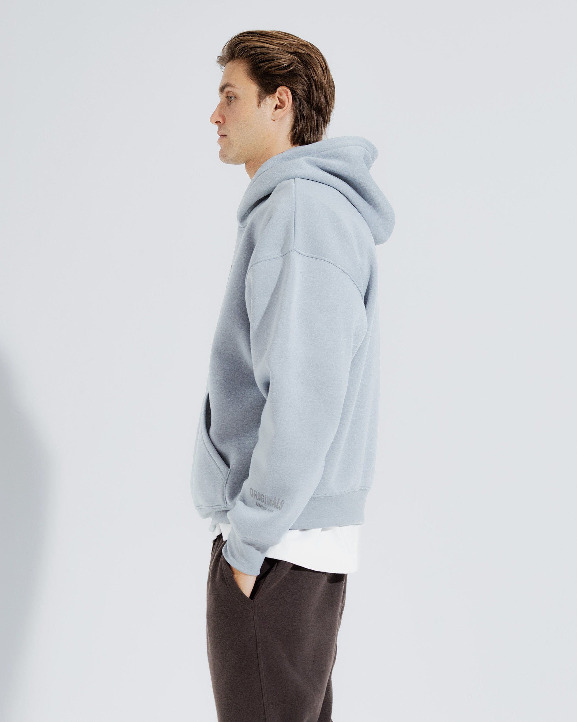 Originals Fleece Hoodie in Quarry