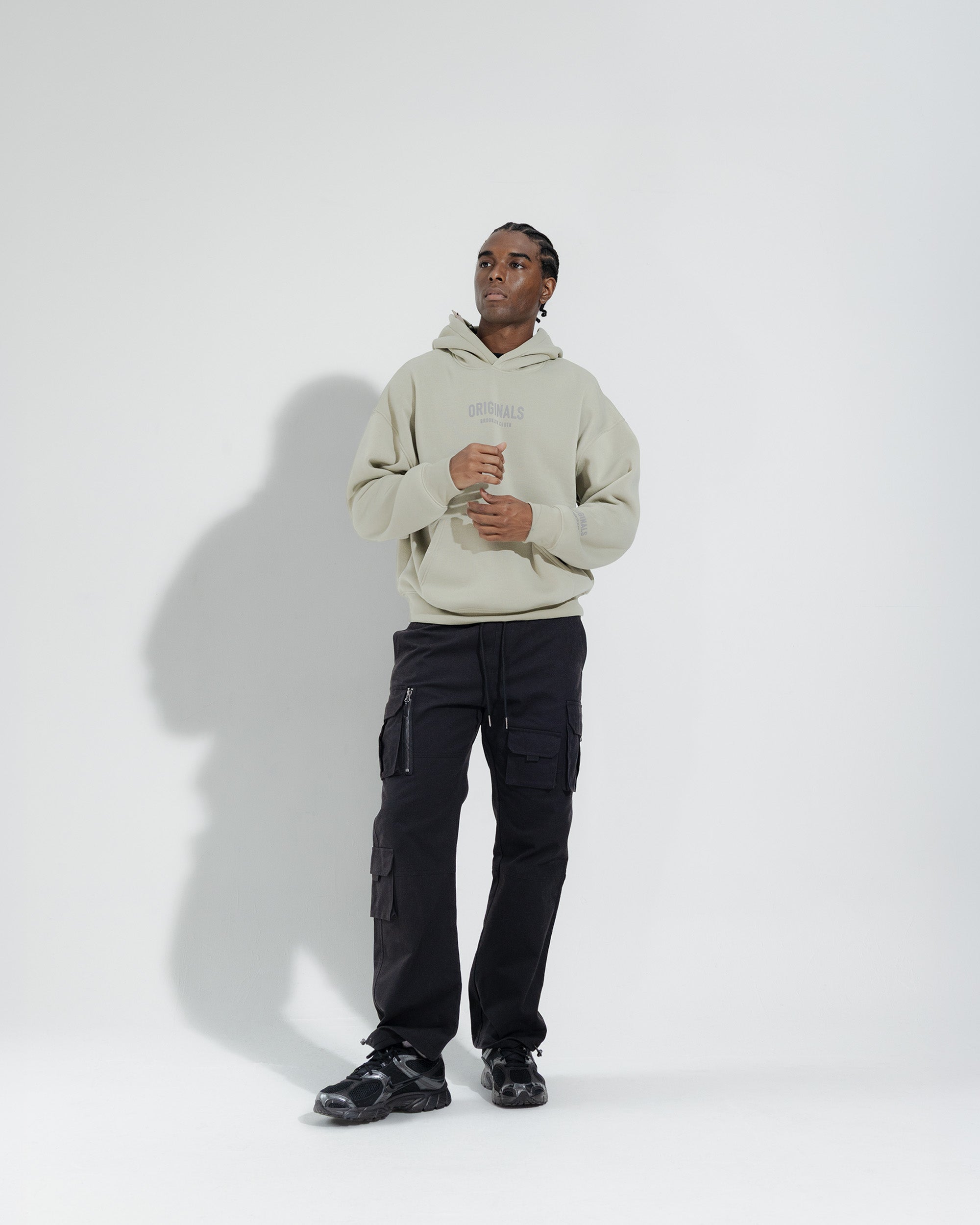 Originals Fleece Hoodie in Sage