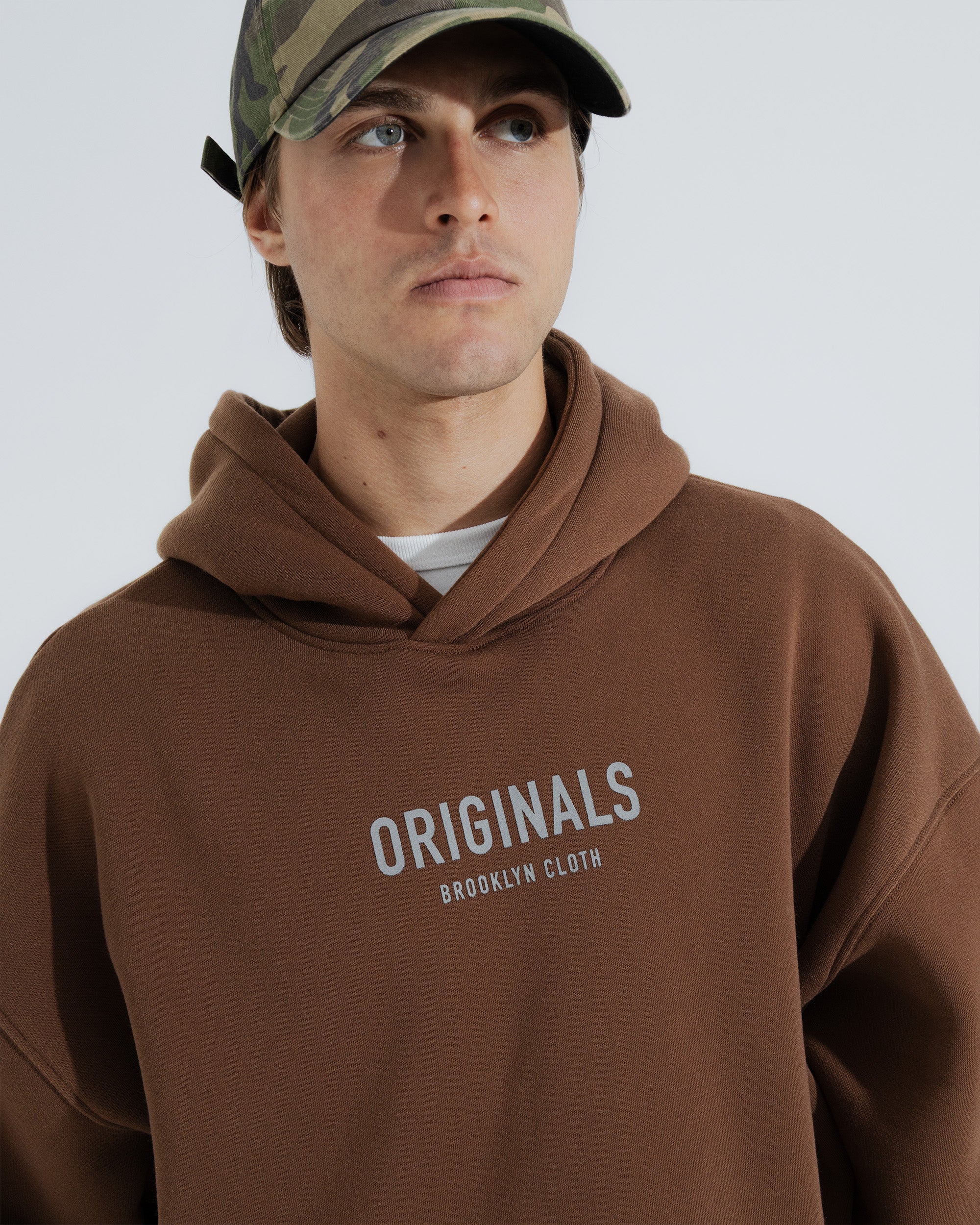 Originals Fleece Hoodie in Toffee