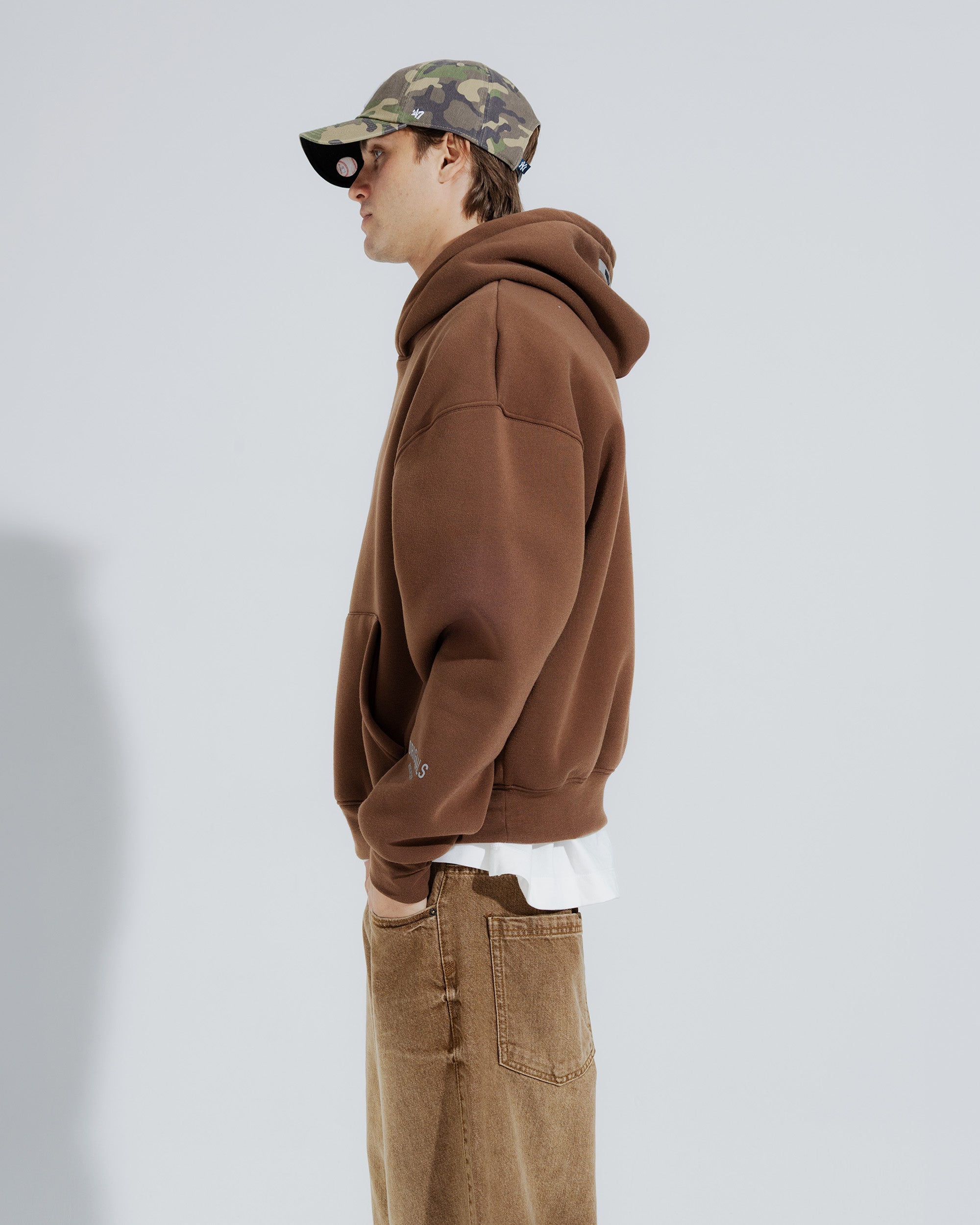 Originals Fleece Hoodie in Toffee