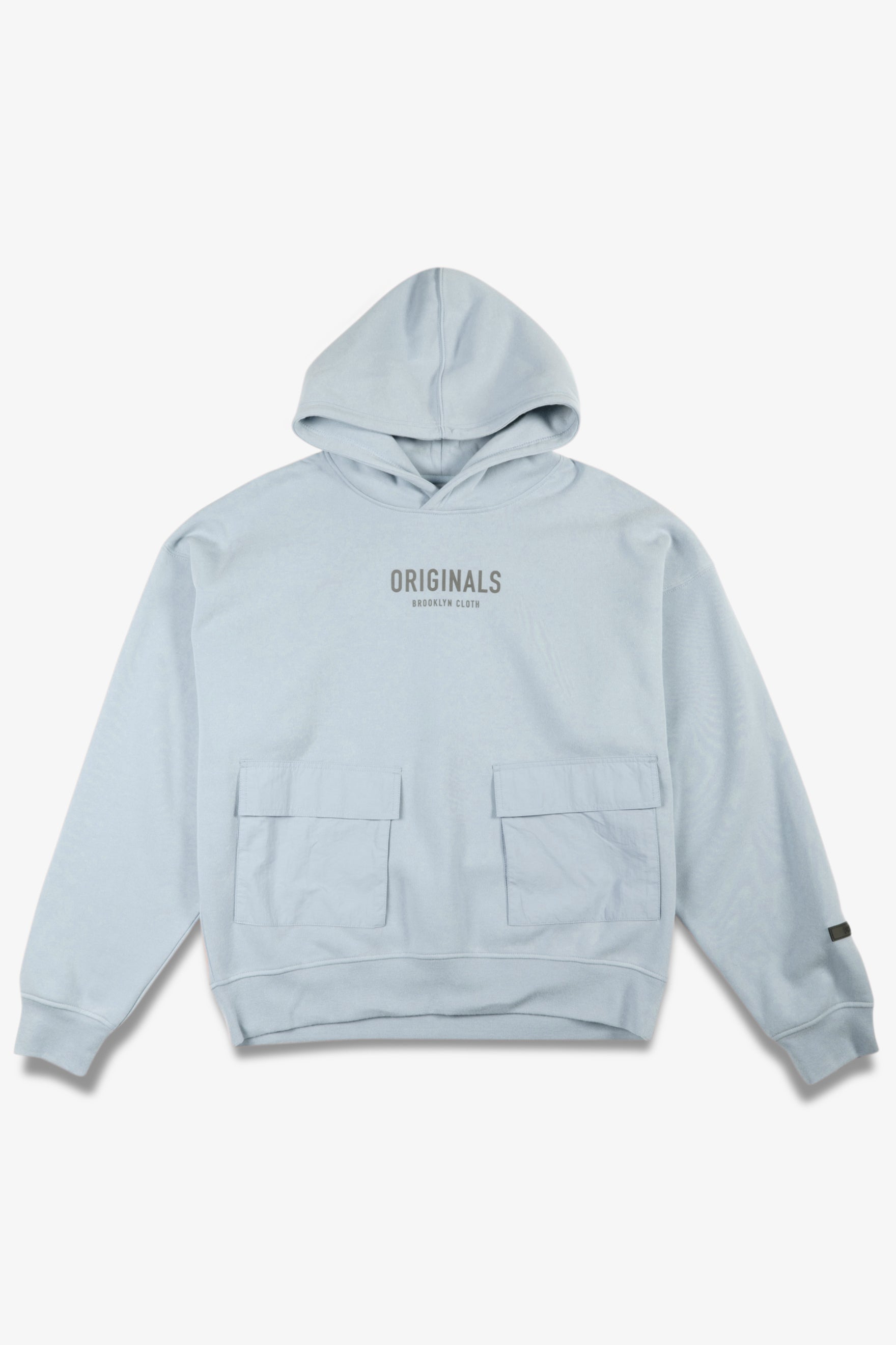 Originals Nylon Cargo Pocket Hoodie. #color_quarry