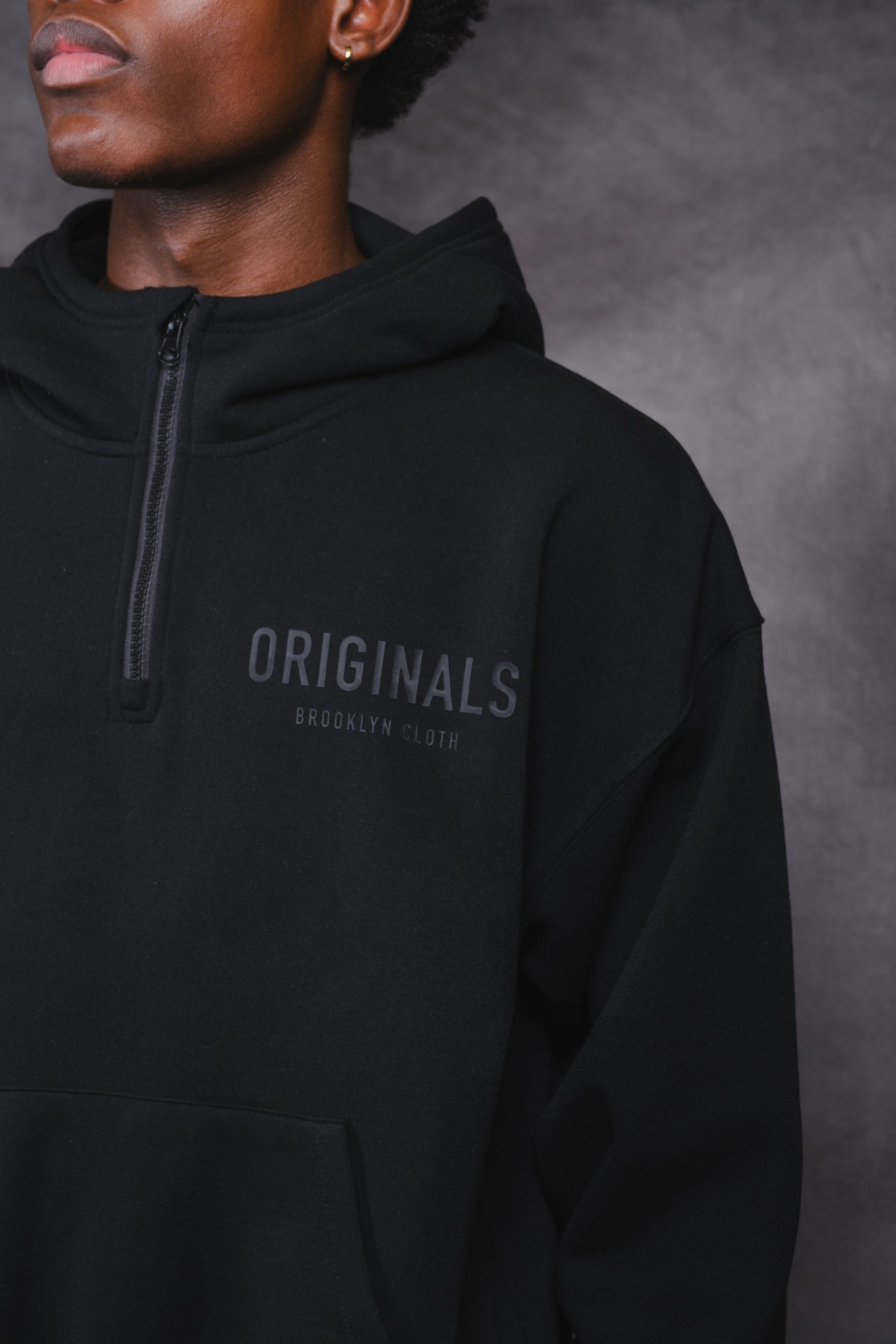 Originals Quarter Zip Pull Over Hoodie | Brooklyn Cloth