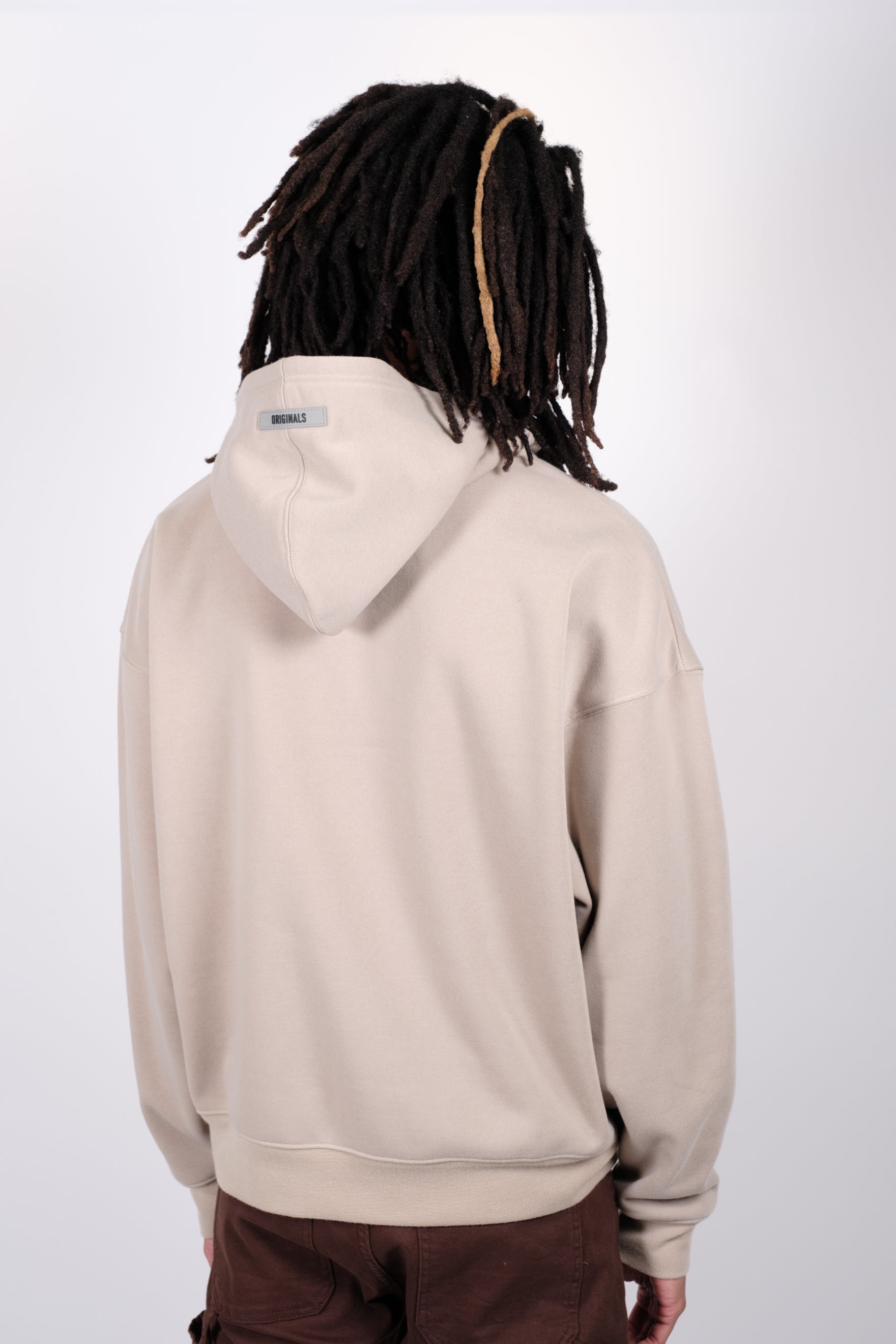 Oversized Men's Pull Over Hoodie
#color_pumice stone