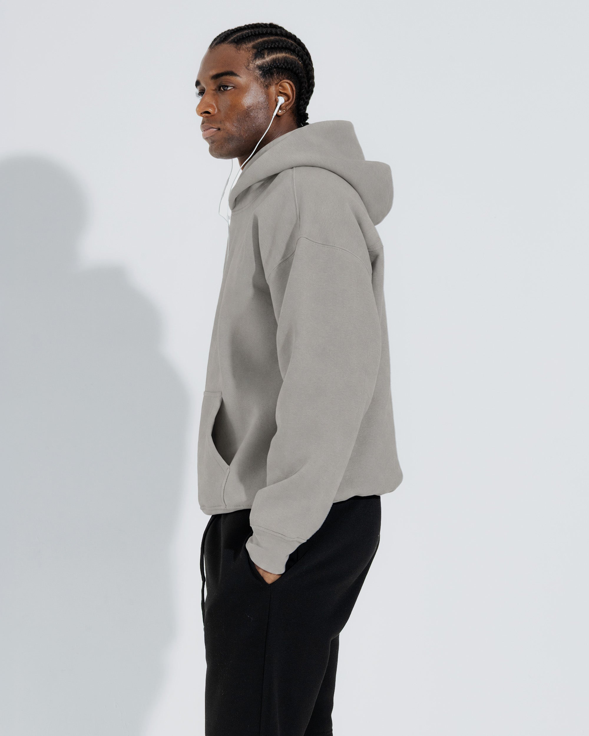 Heavy Weight Pullover Hoodie in Dove